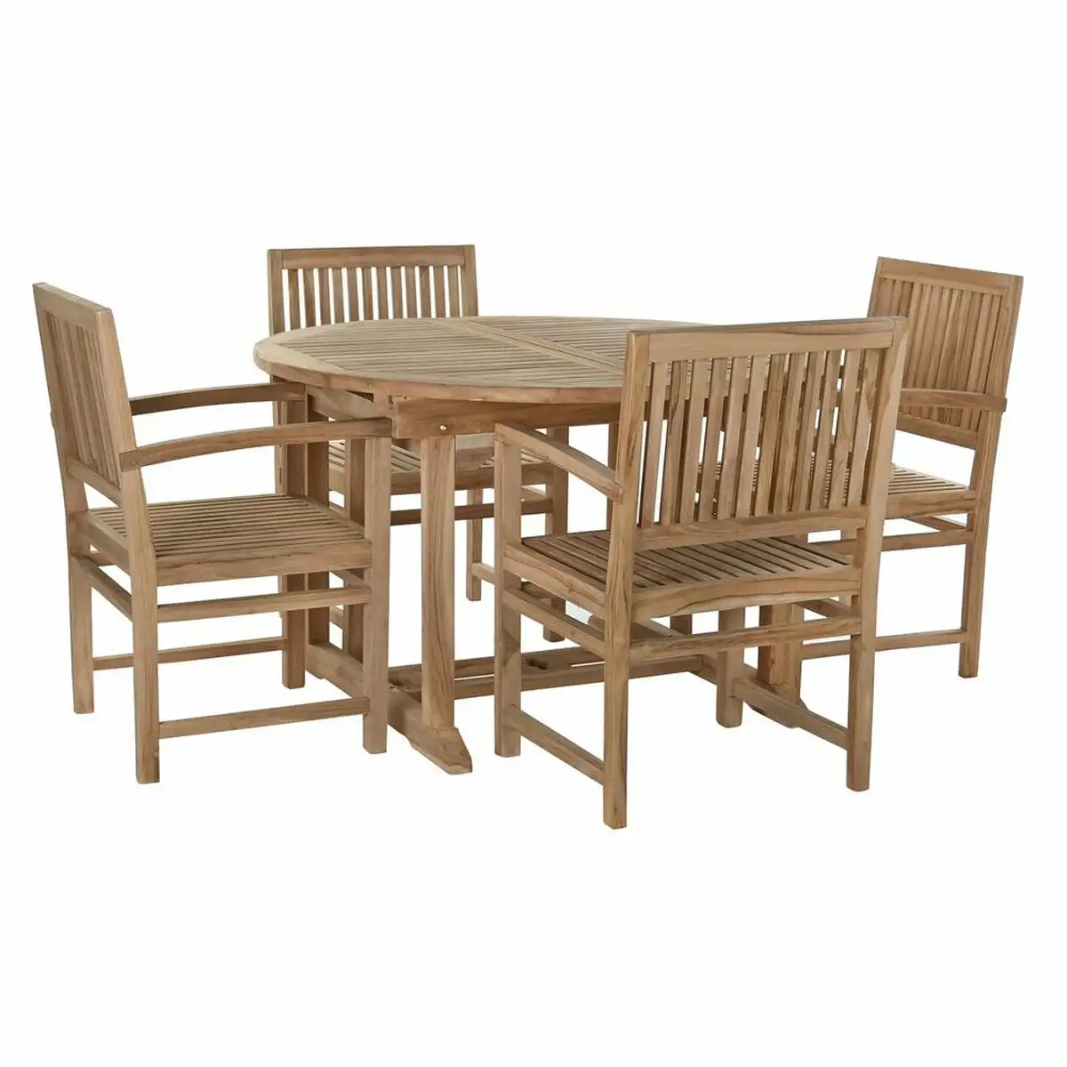 Ensemble table 4 chaises dkd home decor vert teck 120 x 120 x 75 cm 5 pcs _1650. DIAYTAR SENEGAL - Où Chaque Produit a son Histoire. Découvrez notre gamme de produits, chacun portant en lui le récit de l'artisanat et de la passion, pour vous offrir une expérience de shopping authentique.