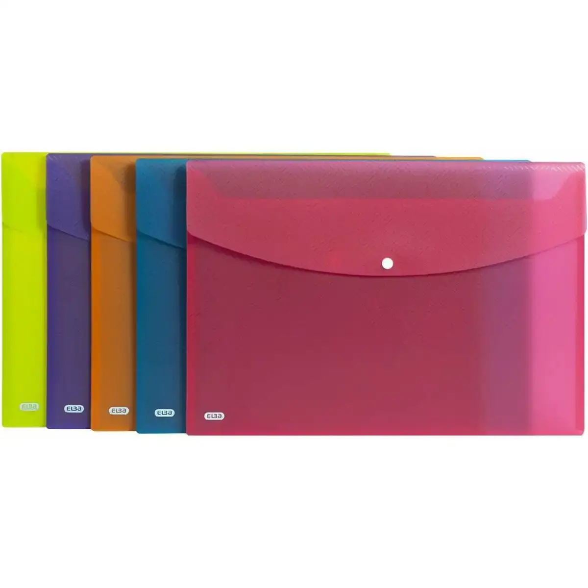 Enveloppes oxford multicouleur a3 polypropylene 5 unites _6938. DIAYTAR SENEGAL - L'Artisanat à Portée de Clic. Découvrez notre boutique en ligne pour trouver des produits uniques qui célèbrent la créativité et l'artisanat sénégalais.
