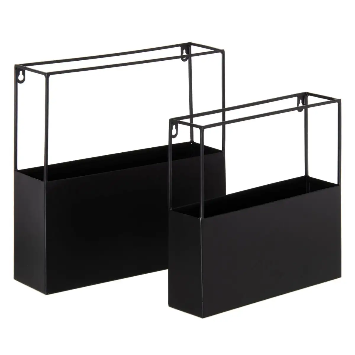 Etagere 35 5 x 10 x 35 5 cm noir metal_7882. DIAYTAR SENEGAL - Là où Choisir est un Acte d'Amour pour la Culture Sénégalaise. Explorez notre gamme et choisissez des produits qui célèbrent la richesse de notre patrimoine.