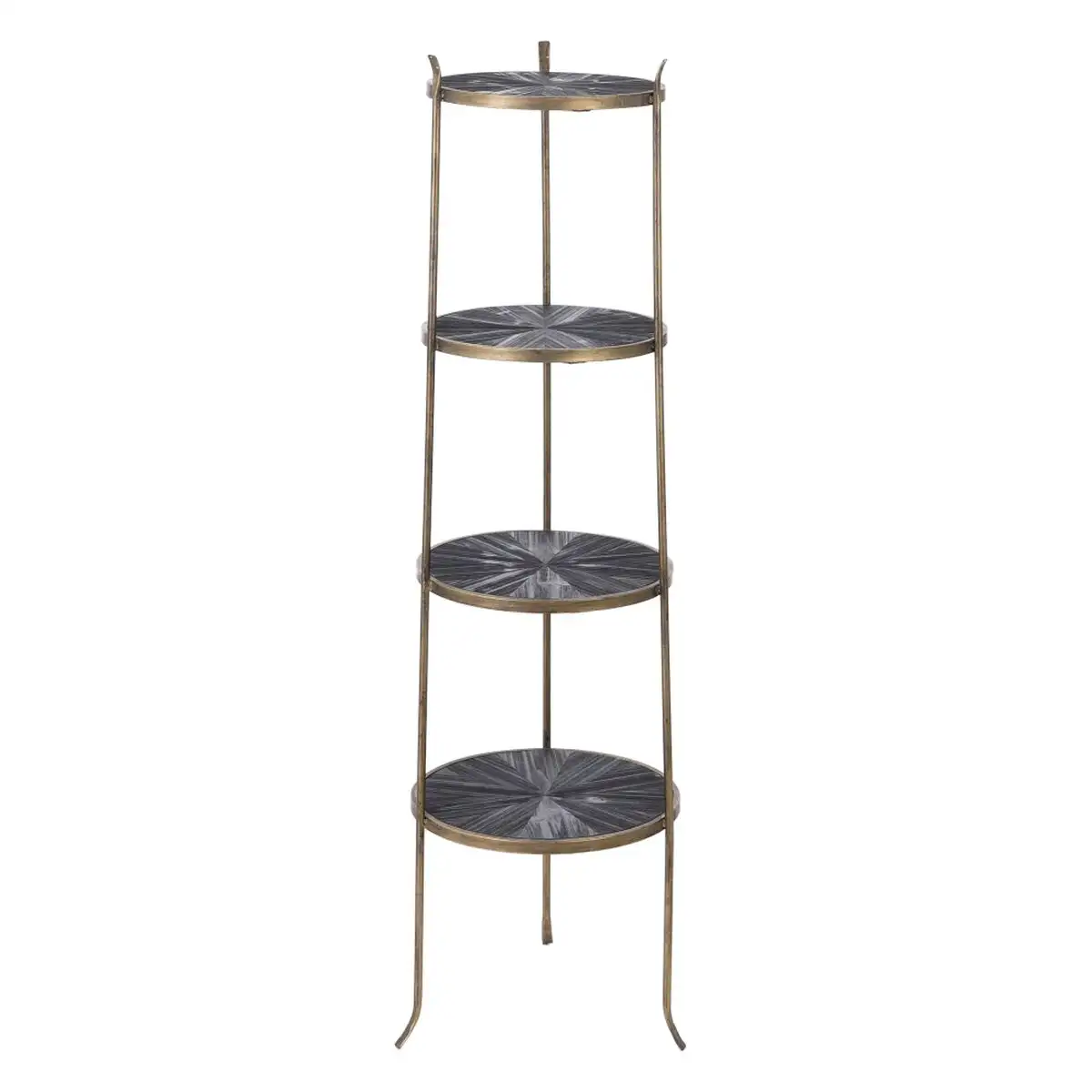 Etagere 47 5 x 47 x 152 cm noir dore metal bois_7059. Entrez dans le Monde de DIAYTAR SENEGAL - Où la Satisfaction est la Priorité. Explorez notre sélection pensée pour vous offrir une expérience de shopping qui va au-delà de vos attentes.