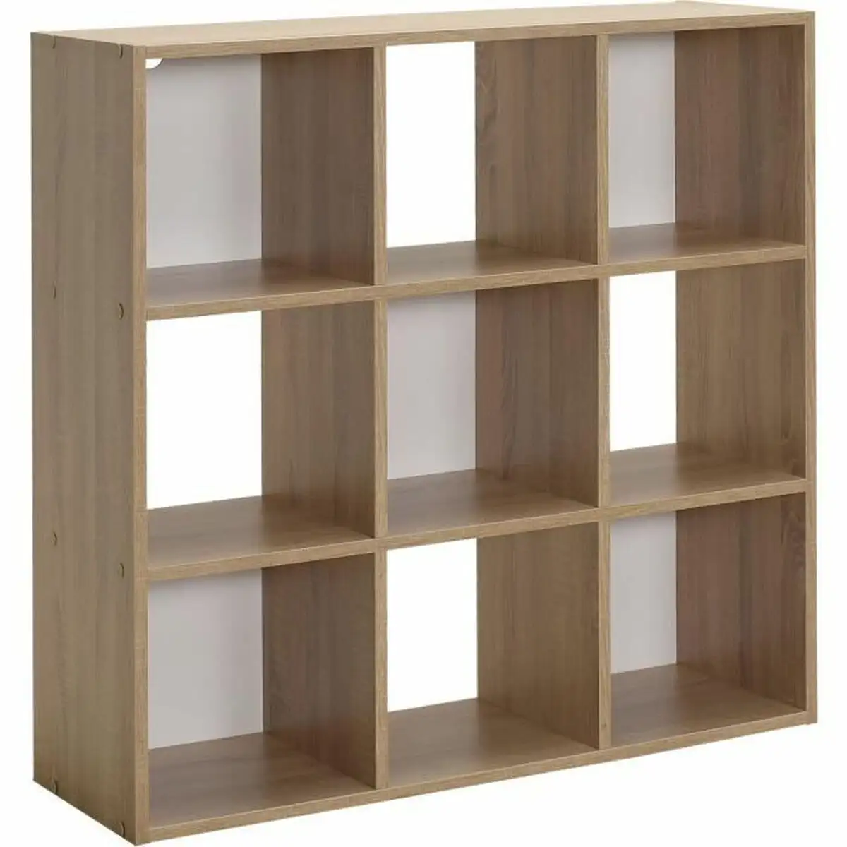 Etagere 91 x 30 x 91 cm chene_2736. DIAYTAR SENEGAL - L'Art de Choisir, l'Art de Vivre. Explorez notre univers de produits soigneusement sélectionnés pour vous offrir une expérience shopping riche et gratifiante.