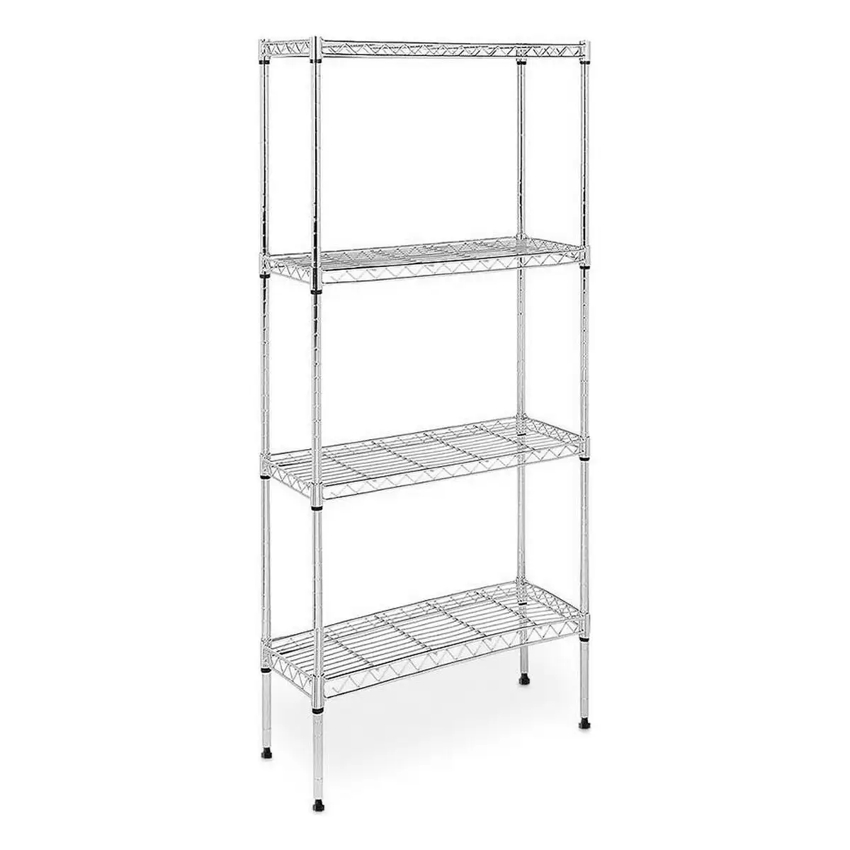 Etagere confortime 4 niveaux chrome 60 x 30 x 150 cm _1420. Bienvenue sur DIAYTAR SENEGAL - Votre Source de Trouvailles Uniques. Explorez nos rayons virtuels pour dénicher des trésors que vous ne trouverez nulle part ailleurs, allant des trésors artisanaux aux articles tendance.