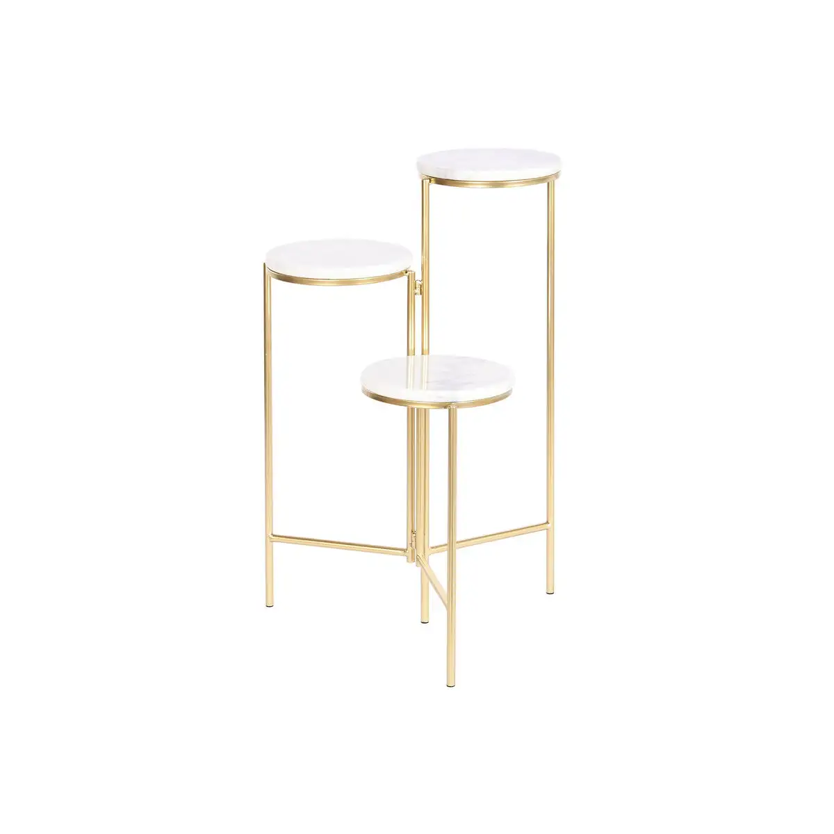 Etagere dkd home decor 48 x 48 x 75 5 cm dore metal blanc marbre_2862. Bienvenue chez DIAYTAR SENEGAL - Où le Shopping Rencontre la Qualité. Explorez notre sélection soigneusement conçue et trouvez des produits qui définissent le luxe abordable.