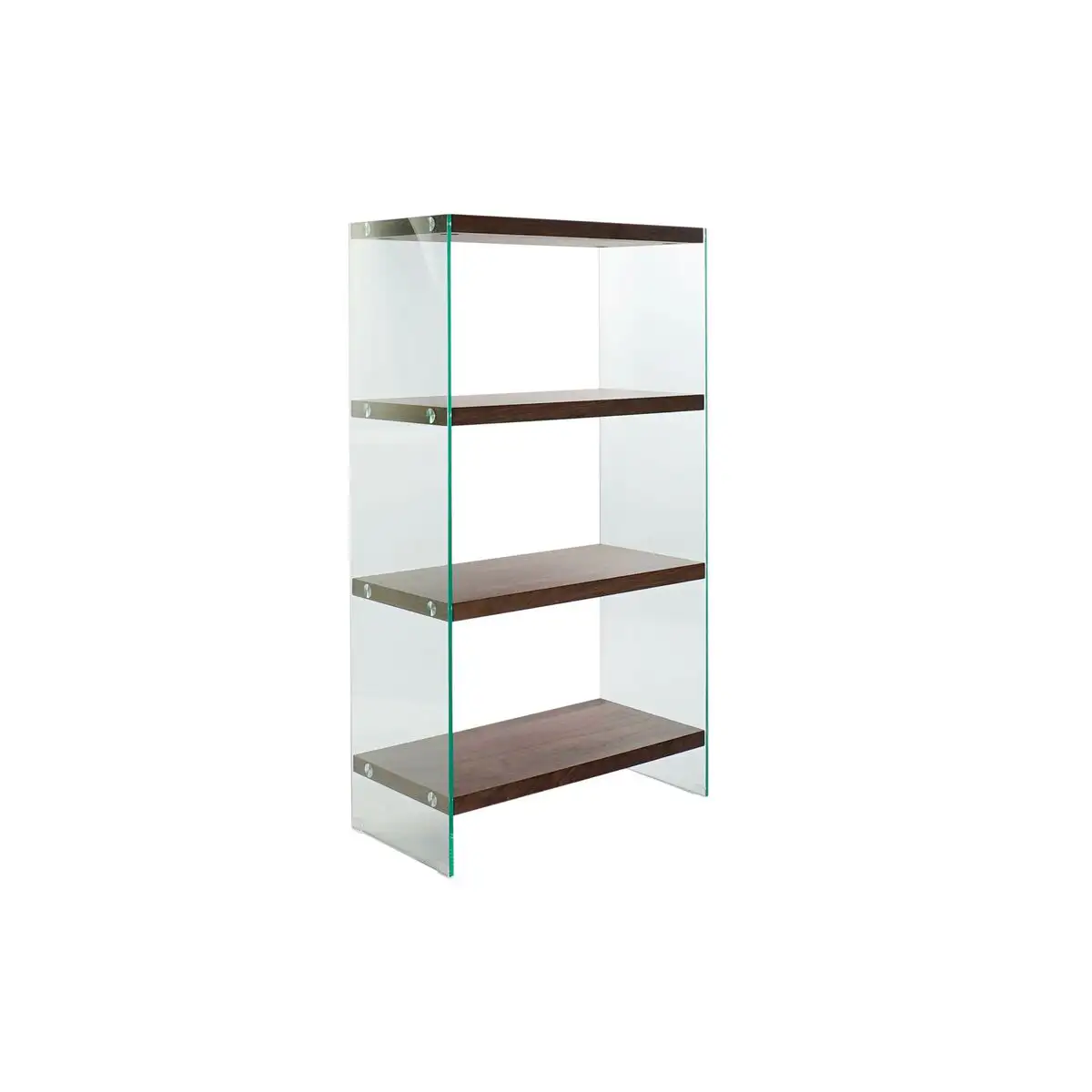 Etagere dkd home decor 80 x 40 x 150 cm verre noyer brun fonce bois mdf_9650. DIAYTAR SENEGAL - L'Art de Vivre le Shopping Inspiré. Parcourez notre catalogue et choisissez des produits qui reflètent votre passion pour la beauté et l'authenticité.