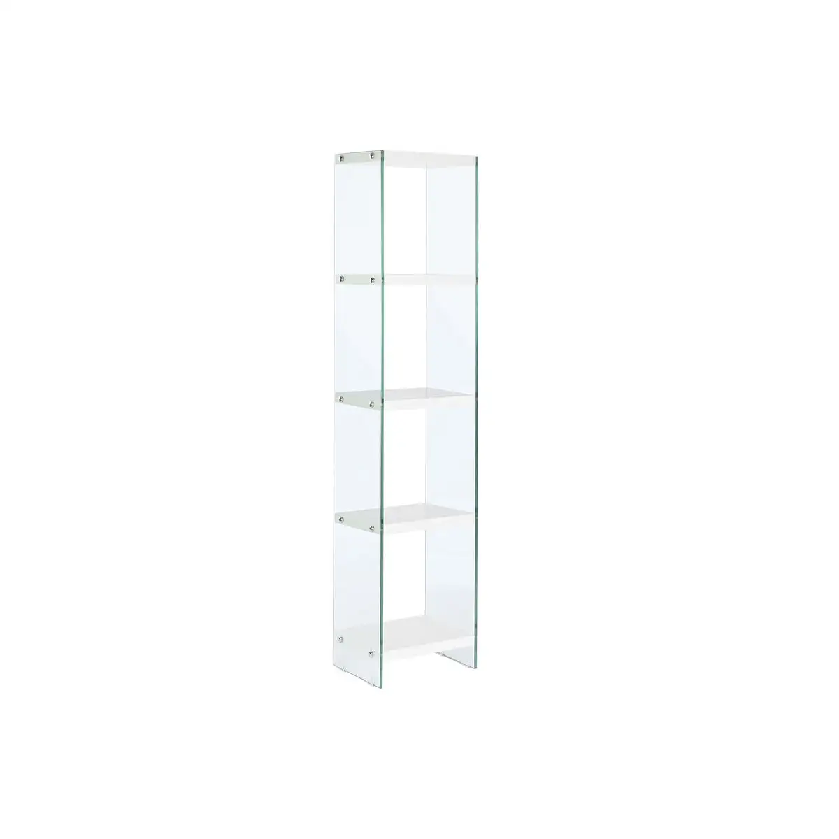 Etagere dkd home decor blanc transparent verre bois mdf 40 x 30 x 180 cm_1518. Entrez dans le Monde de DIAYTAR SENEGAL - Où Chaque Article Raconte une Histoire Unique. Explorez notre boutique en ligne pour dénicher des trésors qui incarnent l'âme du Sénégal.