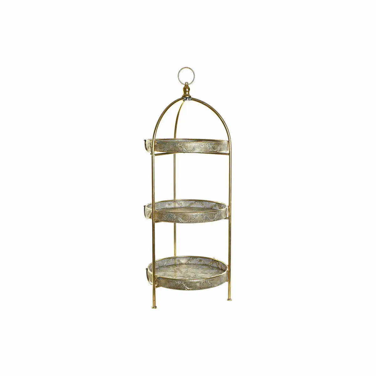 Etagere dkd home decor dore metal 3 etageres 39 x 39 x 101 cm _3937. DIAYTAR SENEGAL - L'Art du Shopping Éclairé. Parcourez notre catalogue et choisissez parmi des produits de qualité qui satisferont vos besoins et votre style.