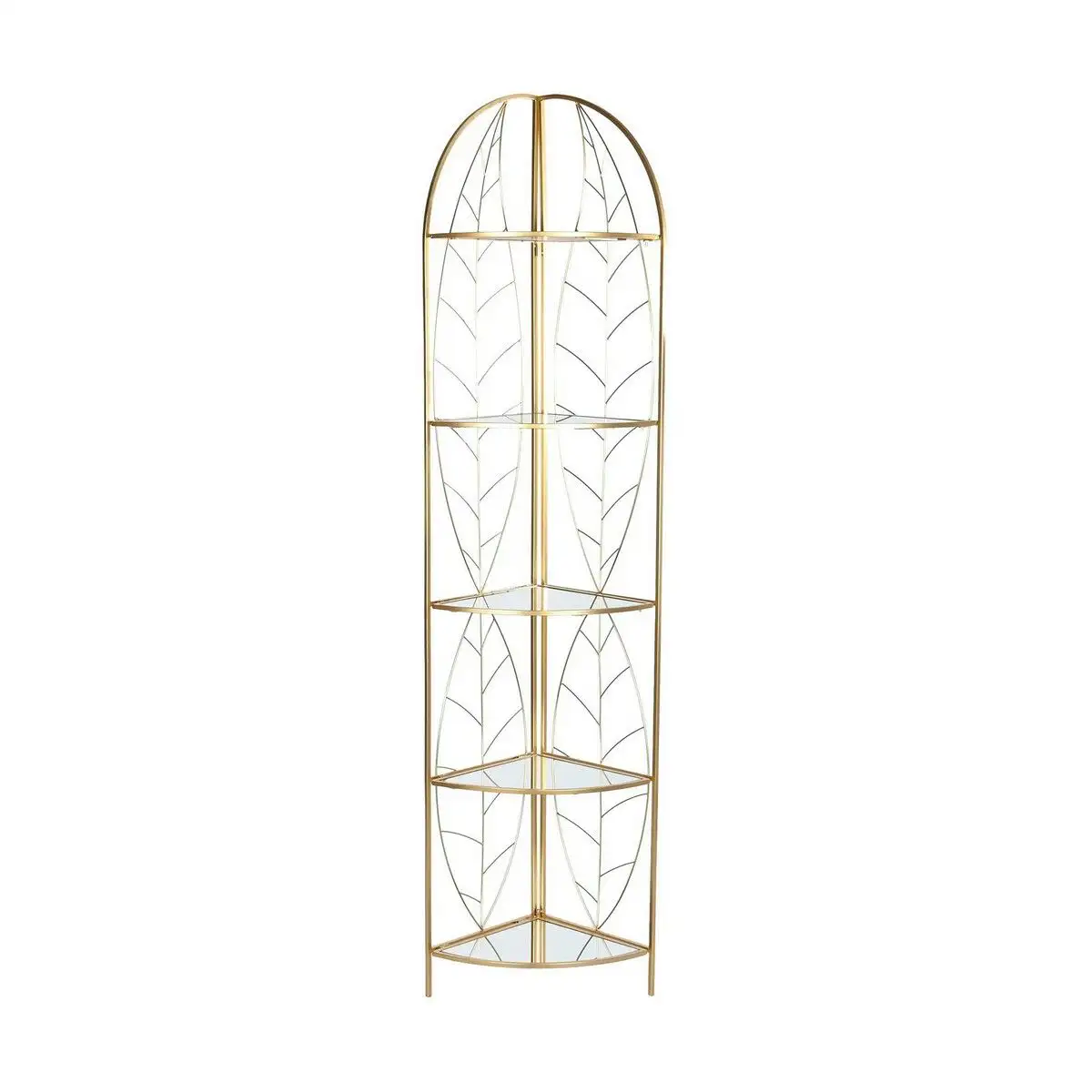 Etagere dkd home decor miroir dore metal 33 x 33 x 181 5 cm _4969. DIAYTAR SENEGAL - Là où Chaque Produit Est une Trouvaille. Explorez notre sélection minutieuse et découvrez des articles qui correspondent à votre style de vie et à vos aspirations.