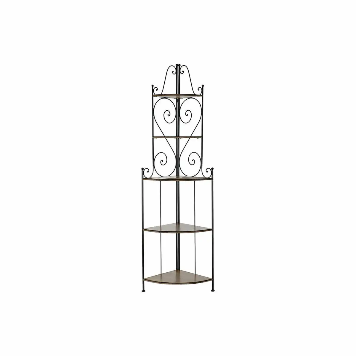 Etagere dkd home decor sapin noir marron forge 5 etageres 63 x 45 x 205 cm _1439. DIAYTAR SENEGAL - L'Art de Trouver ce que Vous Aimez. Plongez dans notre assortiment varié et choisissez parmi des produits qui reflètent votre style et répondent à vos besoins.