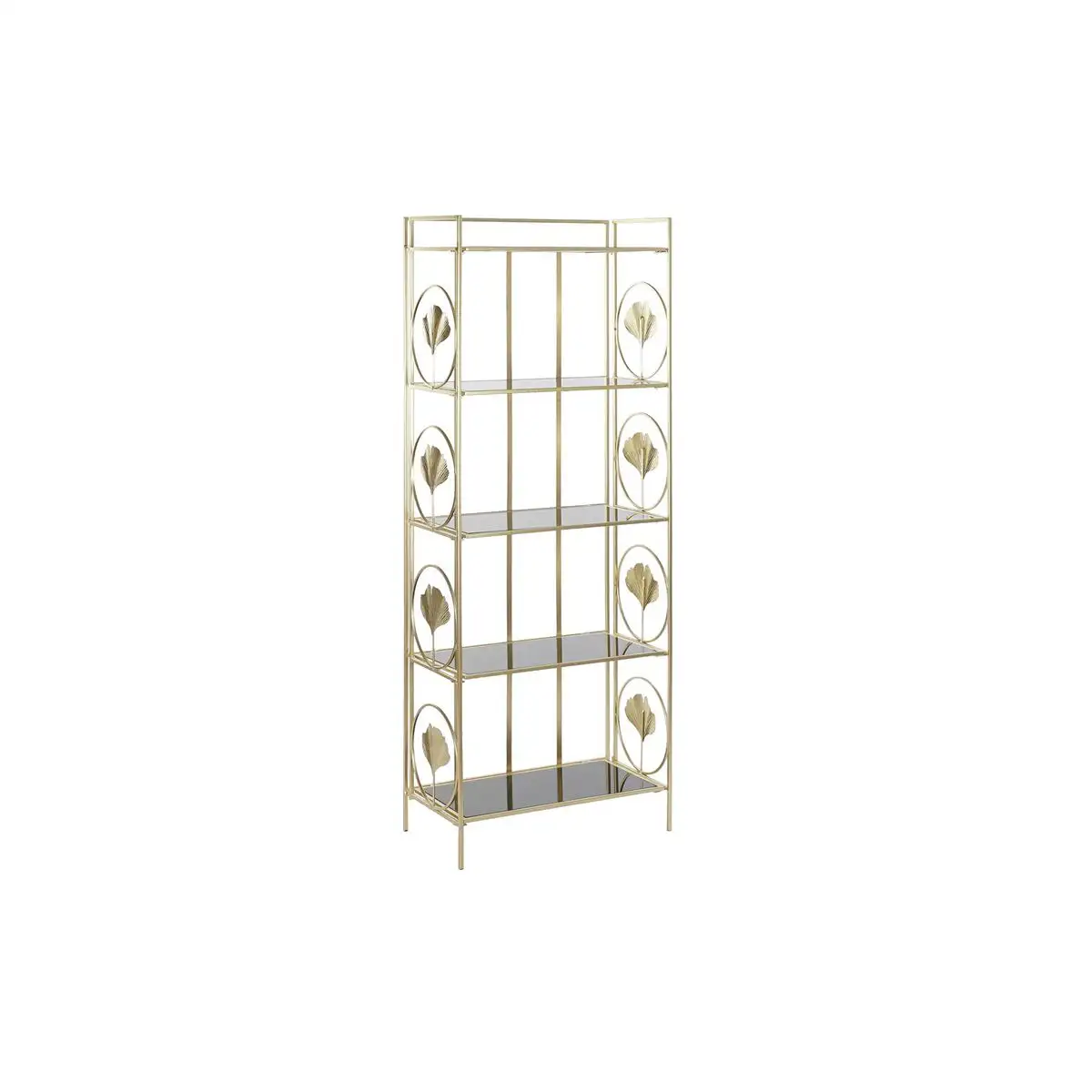 Etagere dkd home decor verre dore metal 60 x 32 x 161 5 cm _4370. Entrez dans l'Univers de DIAYTAR SENEGAL - Votre Destination de Shopping Complète. Découvrez des produits qui reflètent la diversité et la richesse culturelle du Sénégal, le tout à portée de clic.