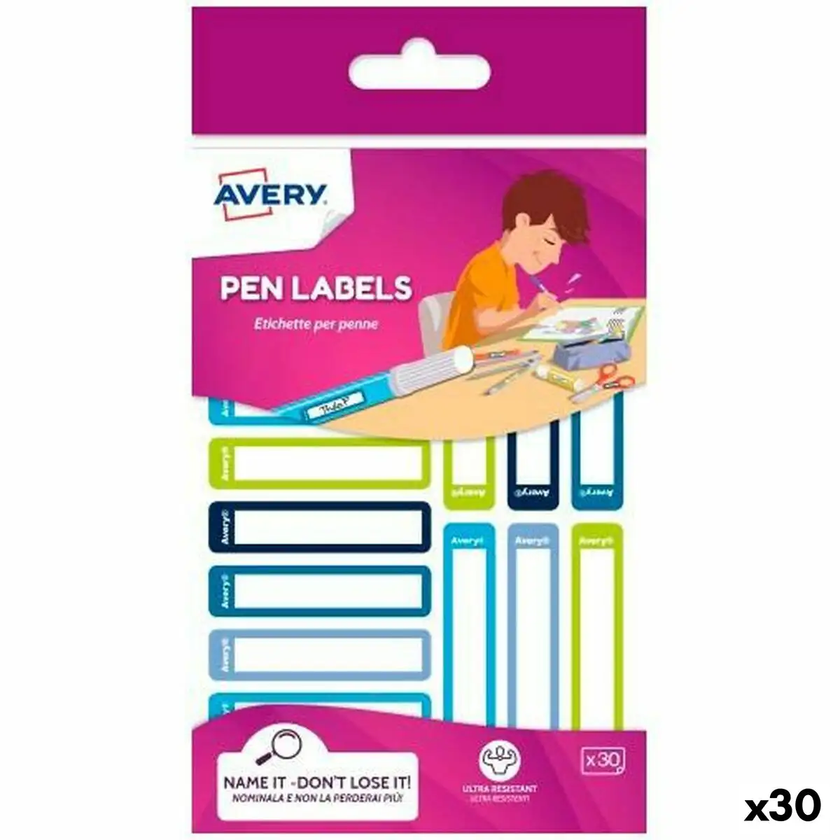 Etiquettes adhesives avery bleu vert polyethylene 50 x 10 mm 30 unites _1848. DIAYTAR SENEGAL - Votre Source de Découvertes Shopping. Naviguez à travers nos catégories et découvrez des articles qui vous surprendront et vous séduiront.