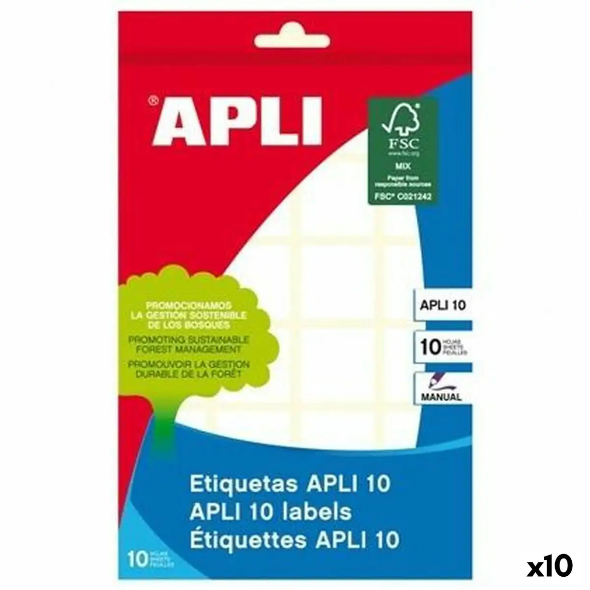 Etisuettes apli blanc 22 x 32 mm 10 unites _4542. DIAYTAR SENEGAL - Votre Plateforme Shopping, Votre Choix Éclairé. Explorez nos offres et choisissez des articles de qualité qui reflètent votre style et vos valeurs.