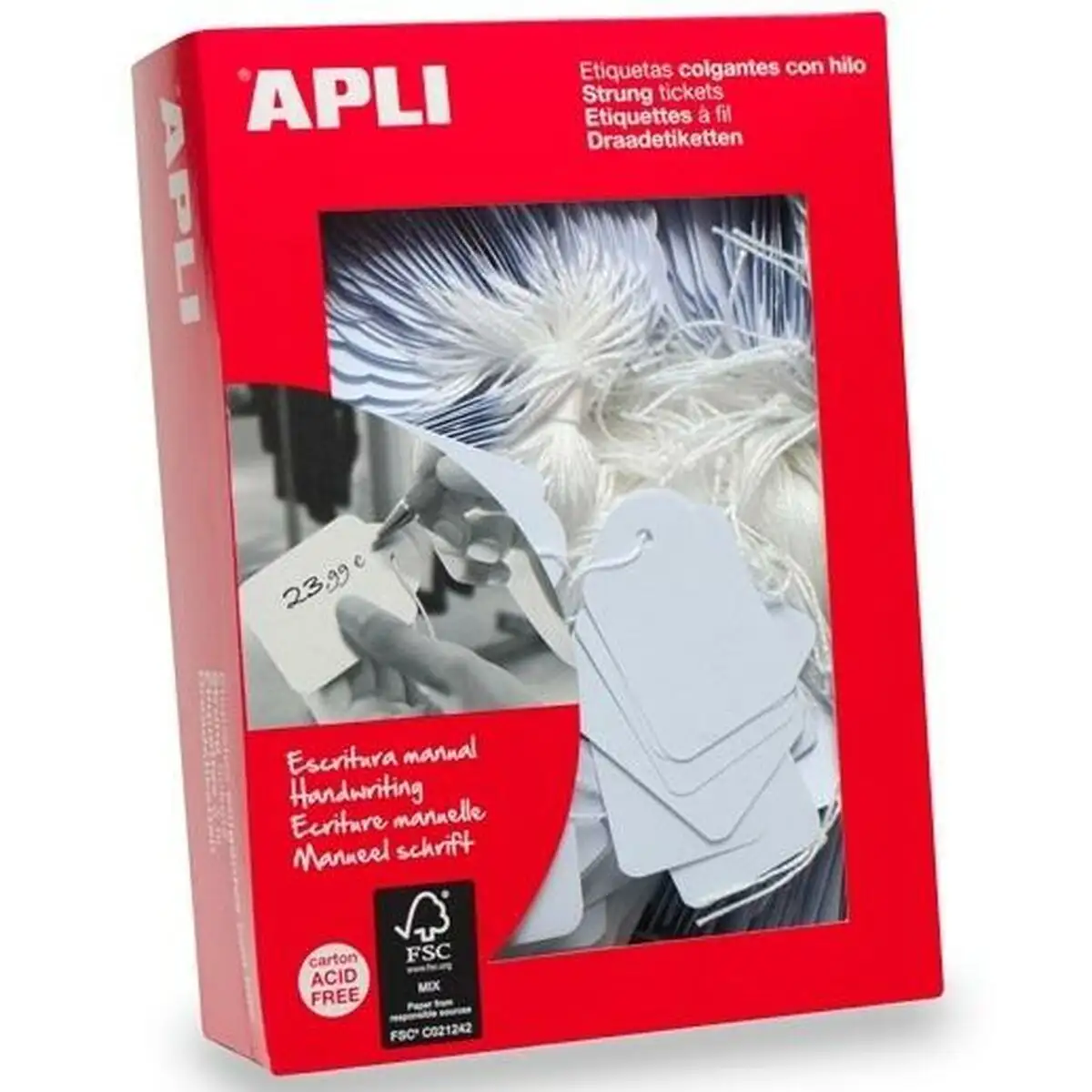 Etisuettes apli fil blanc papier carton 11 x 29 mm 1000 pieces _8099. DIAYTAR SENEGAL - L'Art de Choisir, l'Art de Vivre. Explorez notre univers de produits soigneusement sélectionnés pour vous offrir une expérience shopping riche et gratifiante.