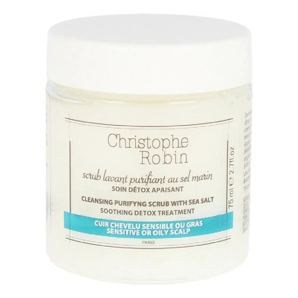 Exfoliant capillaire christophe robin purifiying sea marine 75 ml_1752. Entrez dans l'Univers de DIAYTAR SENEGAL - Où le Choix Rencontre l'Authenticité. Explorez nos rayons virtuels et trouvez des produits qui incarnent la richesse de notre culture.