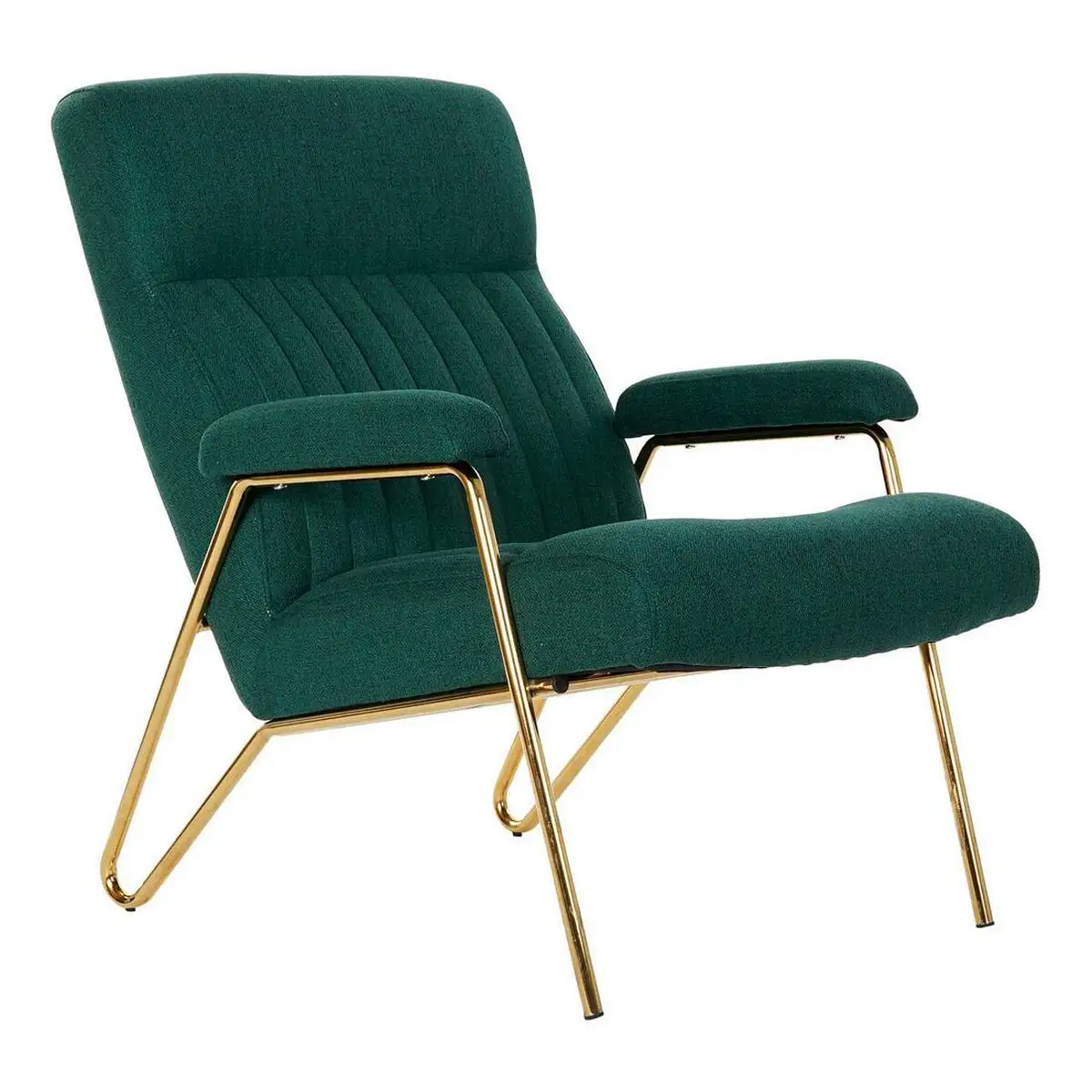 Fauteuil dkd home decor 8424001795499 dore metal polyester vert 69 x 90 x 90 cm _2000. DIAYTAR SENEGAL - Où Choisir Devient une Découverte. Explorez notre boutique en ligne et trouvez des articles qui vous surprennent et vous ravissent à chaque clic.