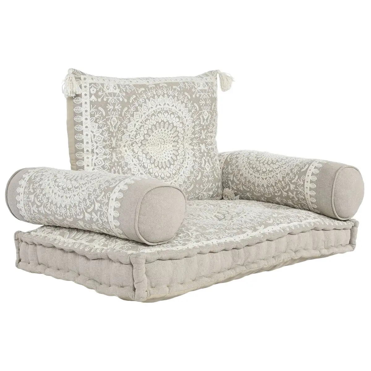 Fauteuil dkd home decor 90 x 56 x 15 cm beige blanc_9429. DIAYTAR SENEGAL - Votre Source de Découvertes Shopping. Découvrez des trésors dans notre boutique en ligne, allant des articles artisanaux aux innovations modernes.