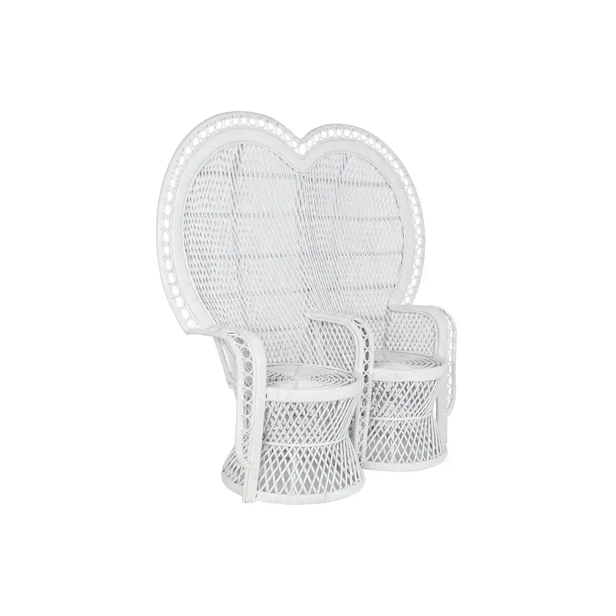 Fauteuil dkd home decor blanc 188 x 50 x 140 cm_2009. DIAYTAR SENEGAL - L'Art de Choisir, l'Art de Vivre. Explorez notre univers de produits soigneusement sélectionnés pour vous offrir une expérience shopping riche et gratifiante.