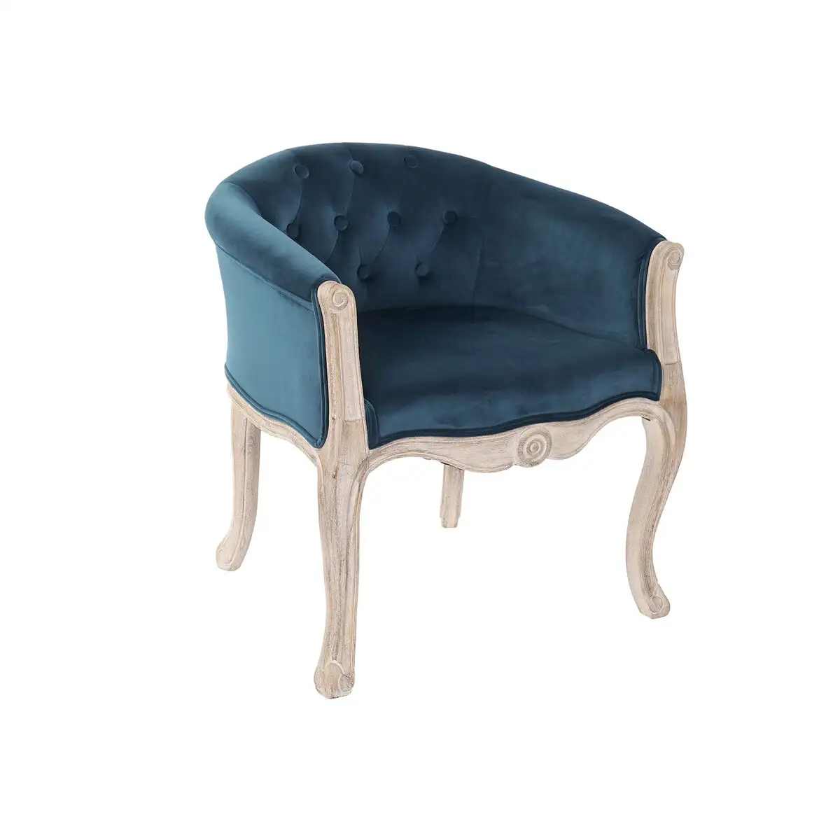 Fauteuil dkd home decor polyester bois d hevea 58 x 60 x 69 cm _6701. Bienvenue chez DIAYTAR SENEGAL - Où le Shopping Devient un Plaisir. Découvrez notre boutique en ligne et trouvez des trésors qui égaieront chaque jour de votre vie.