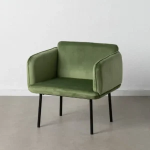 Fauteuil tissu synthetique metal vert clair_2435. DIAYTAR SENEGAL - L'Art de Vivre le Shopping en Ligne. Découvrez notre plateforme intuitive et trouvez des produits qui vous inspirent et vous enchantent, à chaque clic.