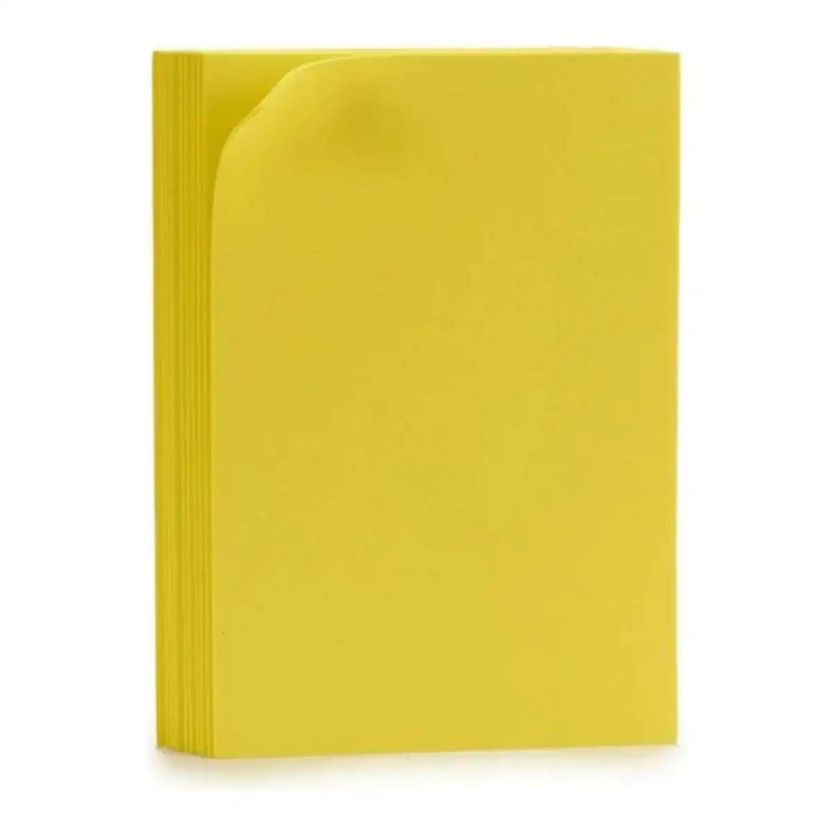 Feuille de mousse jaune 20 x 30 cm 10 unites_5705. DIAYTAR SENEGAL - Où Chaque Produit a son Histoire. Découvrez notre gamme de produits, chacun portant en lui le récit de l'artisanat et de la passion, pour vous offrir une expérience de shopping authentique.