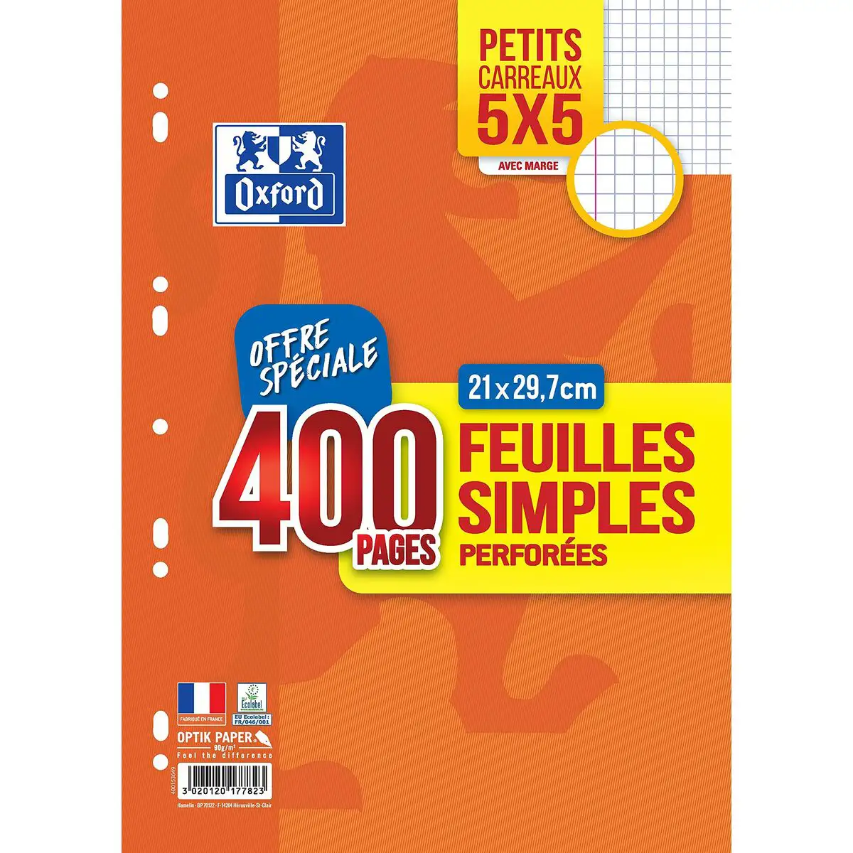 Feuilles quadrillees oxford a4 400 volets blanc reconditionne b _1575. Bienvenue chez DIAYTAR SENEGAL - Votre Plateforme Shopping pour Tous. Découvrez un large éventail de produits qui célèbrent la diversité et la beauté du Sénégal.