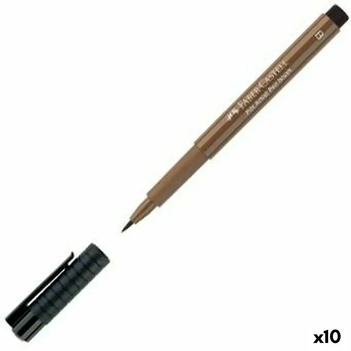Feutres faber castell pitt artist brun fonce nougat 10 unites _5829. DIAYTAR SENEGAL - L'Art de Choisir, l'Art de S'émerveiller. Explorez notre gamme de produits et laissez-vous émerveiller par des créations authentiques et des designs modernes.