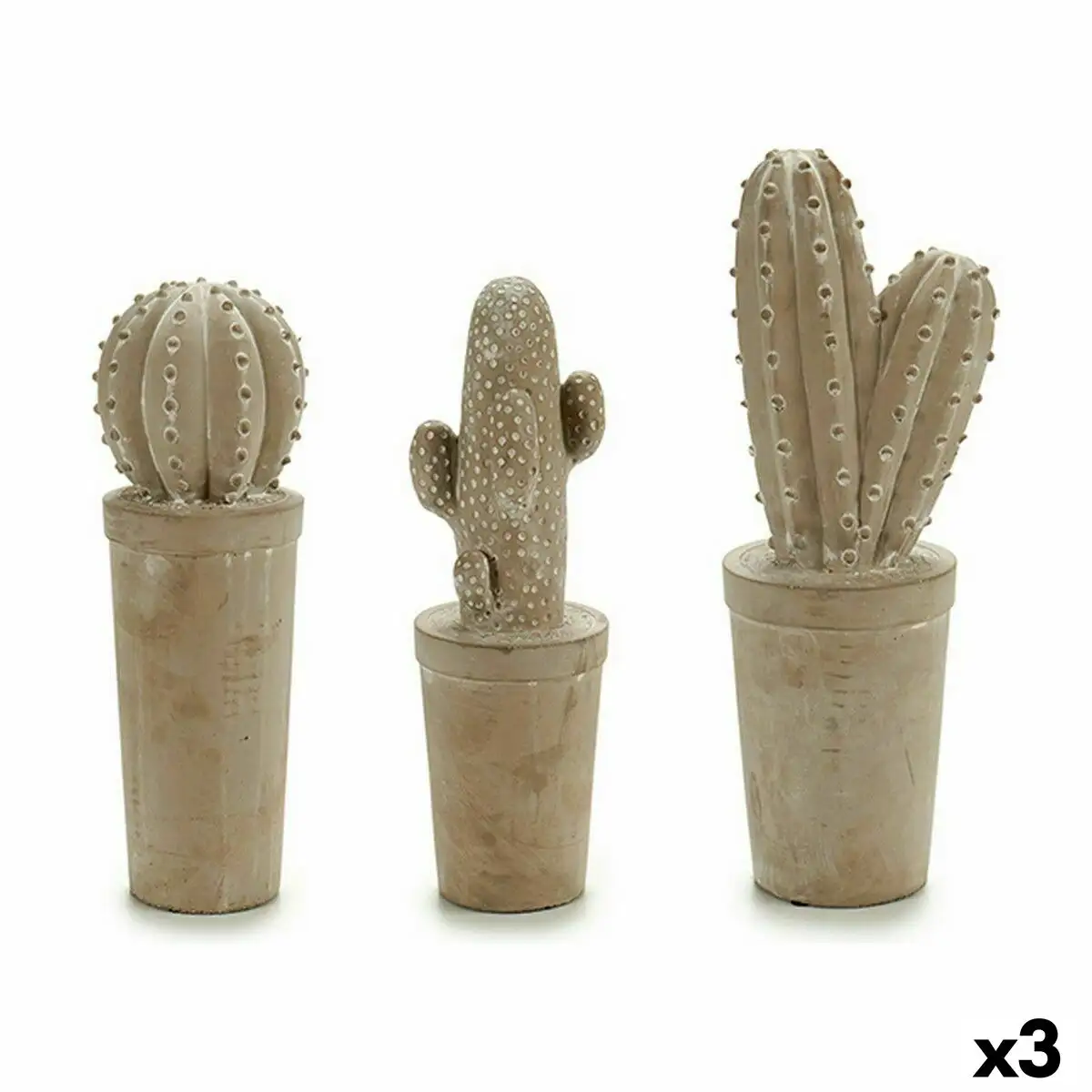 Figure decorative de jardin cactus pierre 13 x 38 x 13 cm 3 unites _2317. DIAYTAR SENEGAL - Votre Source d'Inspiration Shopping. Parcourez nos rayons et trouvez des articles qui vous inspirent, que ce soit pour votre style, votre maison ou votre vie quotidienne.