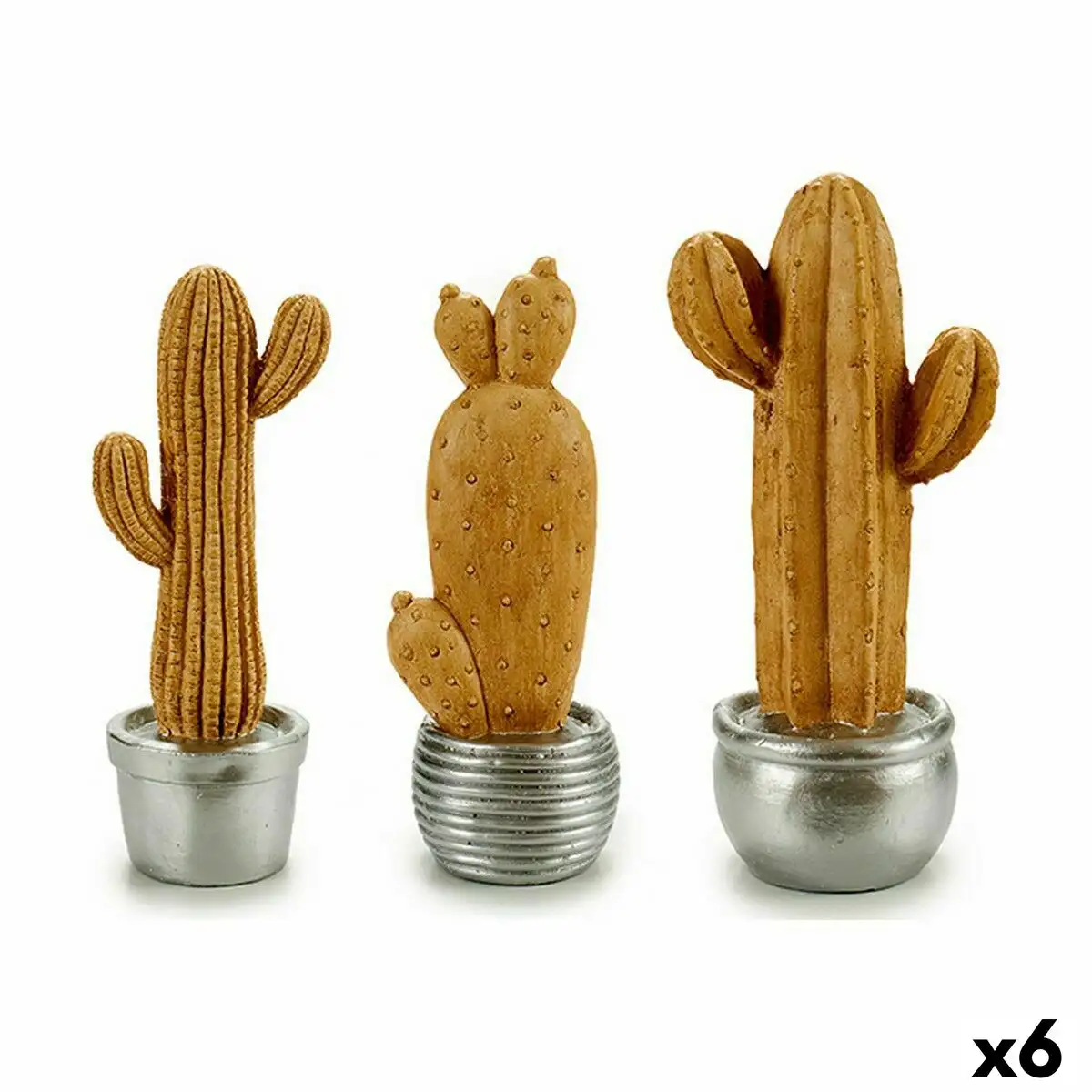 Figure decorative de jardin cactus resine 15 x 41 x 16 cm 6 unites _4149. DIAYTAR SENEGAL - Votre Portail Vers l'Exclusivité. Explorez notre boutique en ligne pour découvrir des produits uniques et raffinés, conçus pour ceux qui recherchent l'excellence.