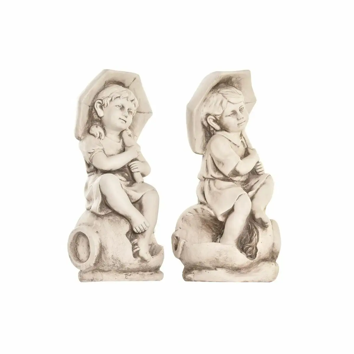 Figure decorative de jardin dkd home decor blanc 27 x 23 x 55 cm enfants magnesium 2 unites 27 x 23 x 55 cm _4720. DIAYTAR SENEGAL - Votre Pass vers la Découverte. Explorez notre boutique en ligne et plongez dans un voyage à travers des produits authentiques et contemporains, tous réunis sous un même toit.