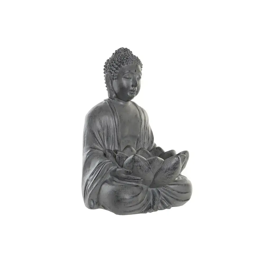 Figure decorative de jardin dkd home decor gris fleur de lotus buda resine 35 x 32 x 49 cm _8236. DIAYTAR SENEGAL - L'Art de Trouver ce que Vous Aimez. Plongez dans notre assortiment varié et choisissez parmi des produits qui reflètent votre style et répondent à vos besoins.