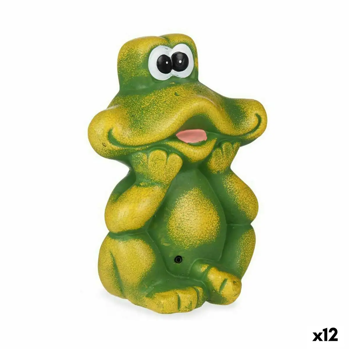 Figure decorative de jardin grenouille ceramique 12 5 x 22 5 x 16 cm 12 unites _9492. DIAYTAR SENEGAL - Où Choisir Devient un Plaisir. Découvrez notre boutique en ligne et choisissez parmi une variété de produits qui satisferont tous vos besoins.