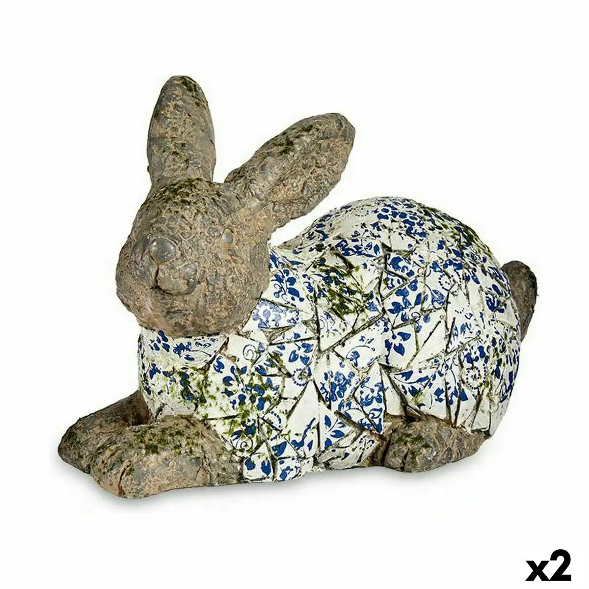 Figure decorative de jardin lapin polyresine 20 x 29 x 40 5 cm 2 unites _9032. DIAYTAR SENEGAL - L'Art de Magasiner sans Frontières. Parcourez notre vaste sélection d'articles et trouvez tout ce dont vous avez besoin, du chic à l'authentique, du moderne au traditionnel.