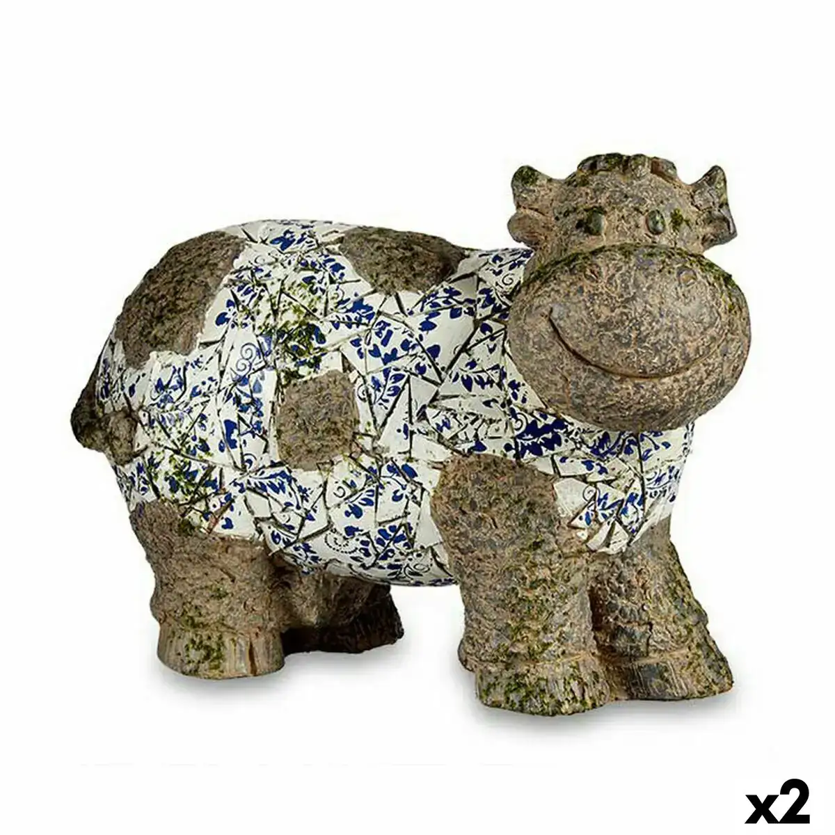 Figure decorative de jardin vache polyresine 18 5 x 33 5 x 46 5 cm 2 unites _1776. DIAYTAR SENEGAL - Où Chaque Produit a son Histoire. Découvrez notre gamme de produits, chacun portant en lui le récit de l'artisanat et de la passion, pour vous offrir une expérience de shopping authentique.