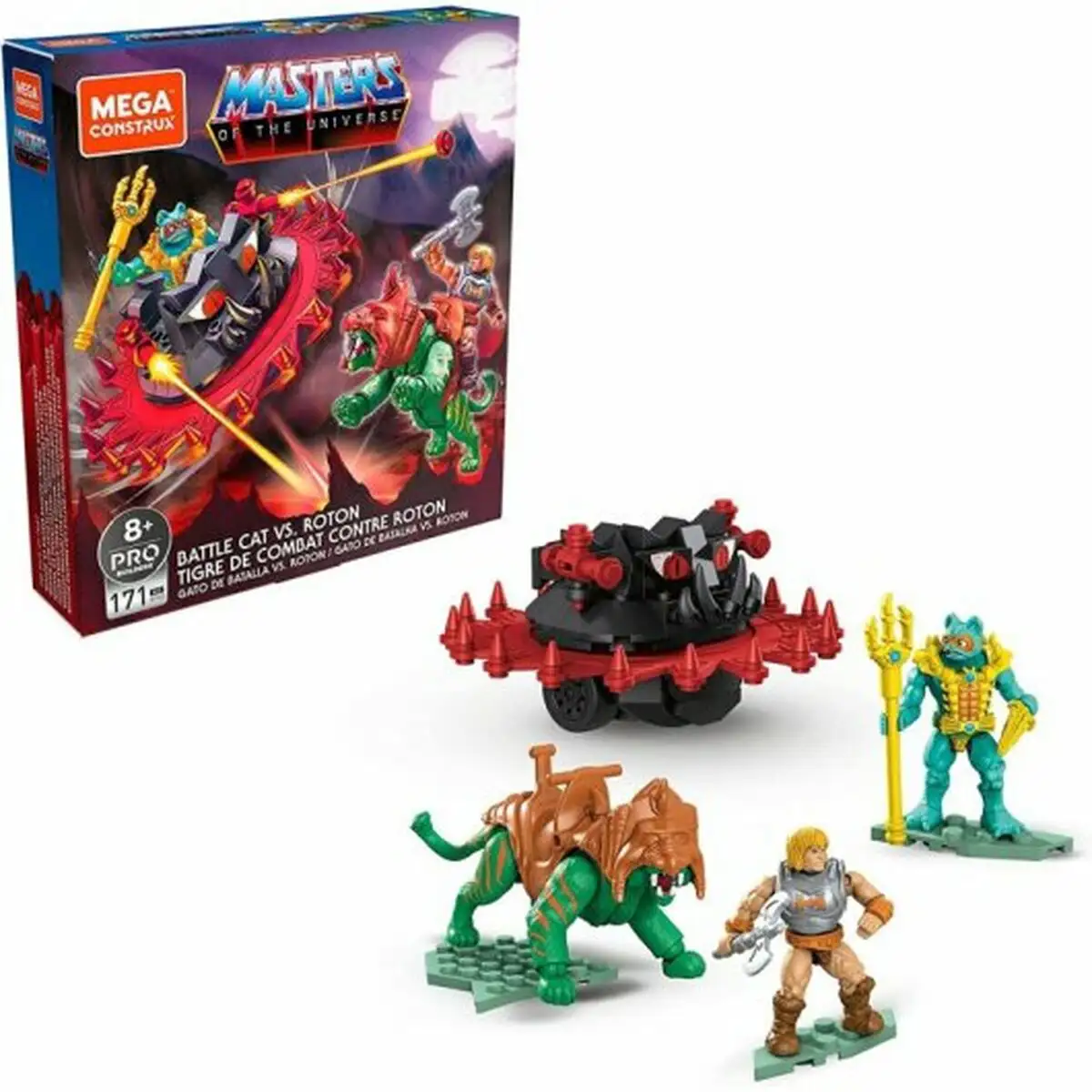 Figurine d action mattel universe battle cat vs roton 5 pieces_9266. DIAYTAR SENEGAL - Où Choisir Devient une Découverte. Explorez notre boutique en ligne et trouvez des articles qui vous surprennent et vous ravissent à chaque clic.