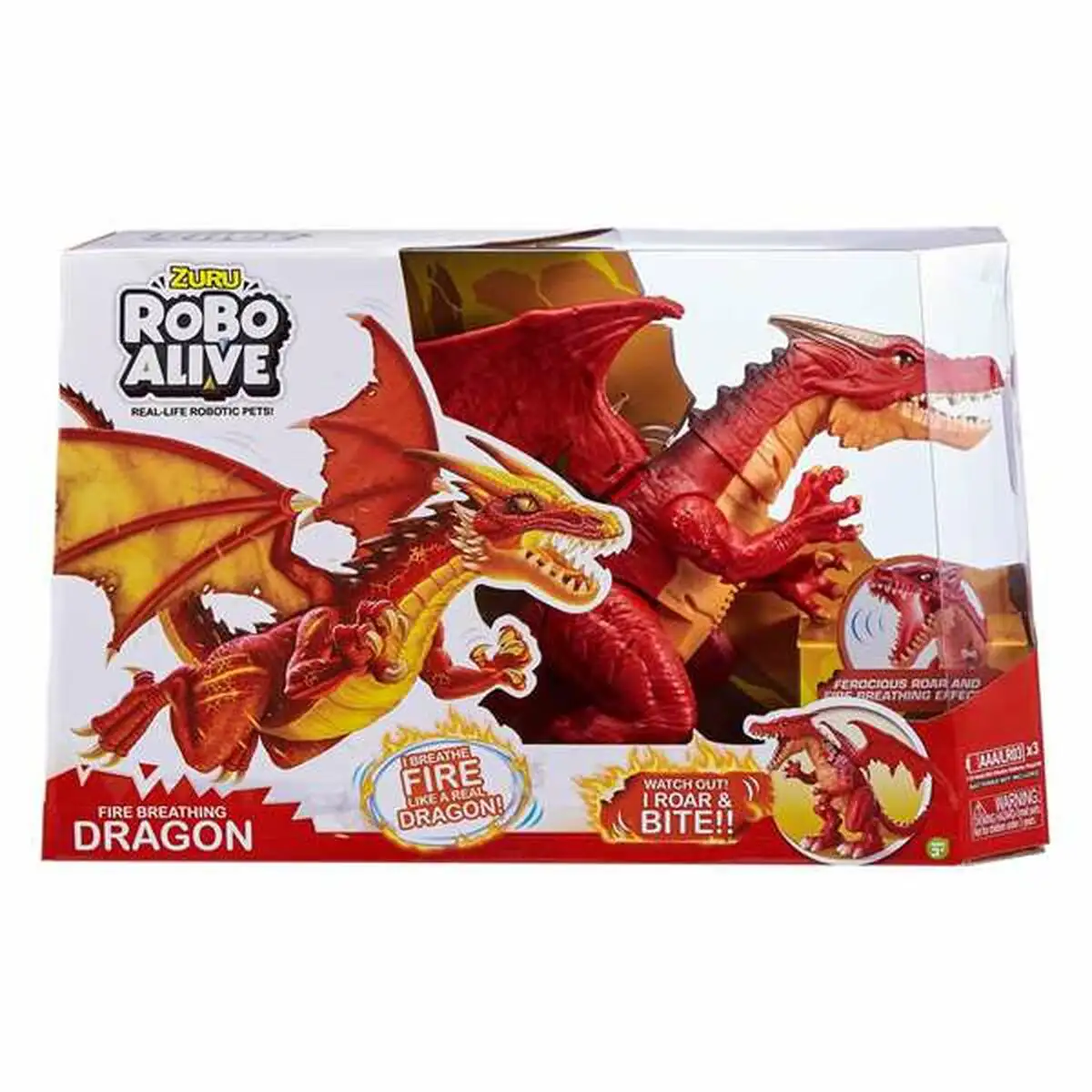 Figurine d action robo alive ferocius roaring dragon_4482. DIAYTAR SENEGAL - Là où Chaque Achat Contribue à un Rêve. Naviguez à travers notre boutique en ligne et soutenez des artisans talentueux tout en acquérant des trésors.