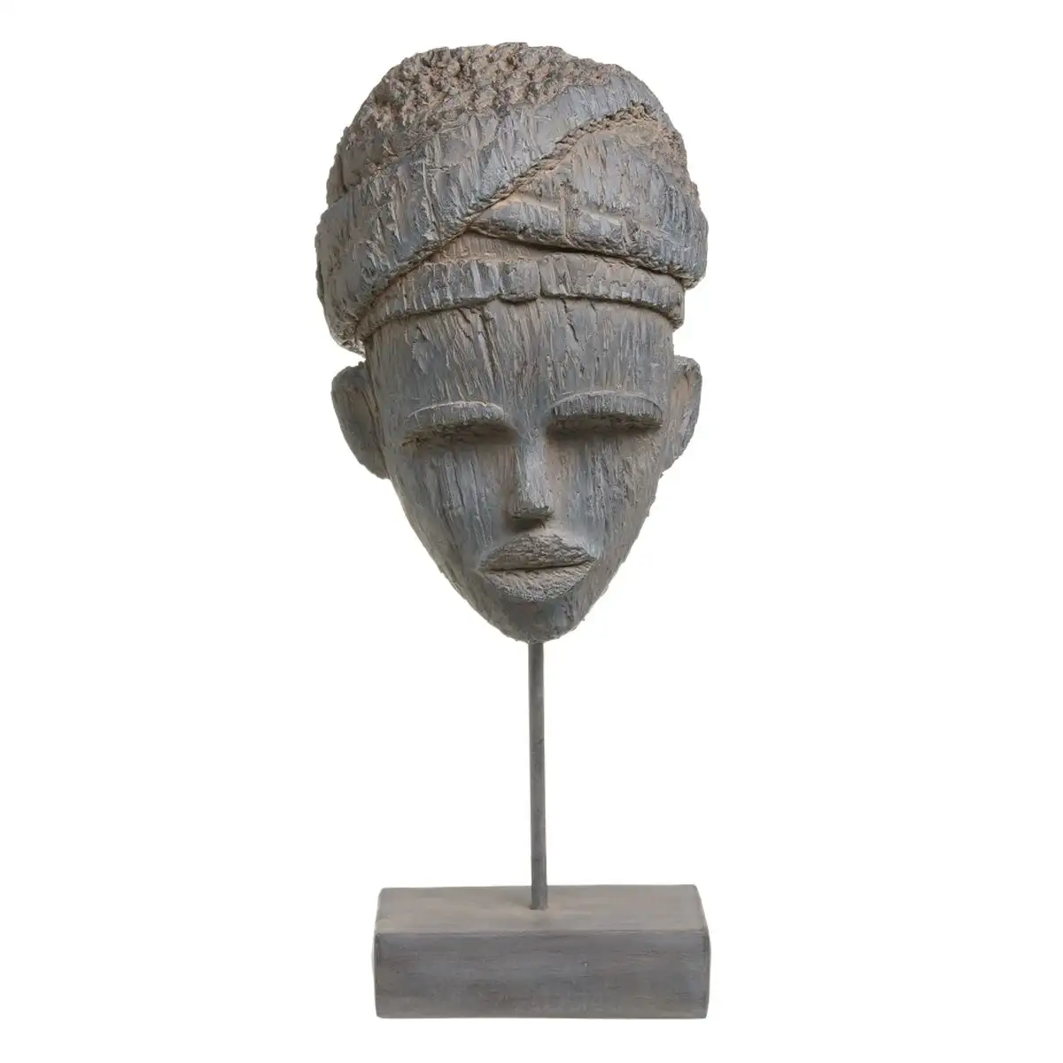 Figurine decorative 20 x 12 x 60 cm gris_6848. DIAYTAR SENEGAL - Votre Source d'Inspiration Shopping. Parcourez nos rayons et trouvez des articles qui vous inspirent, que ce soit pour votre style, votre maison ou votre vie quotidienne.