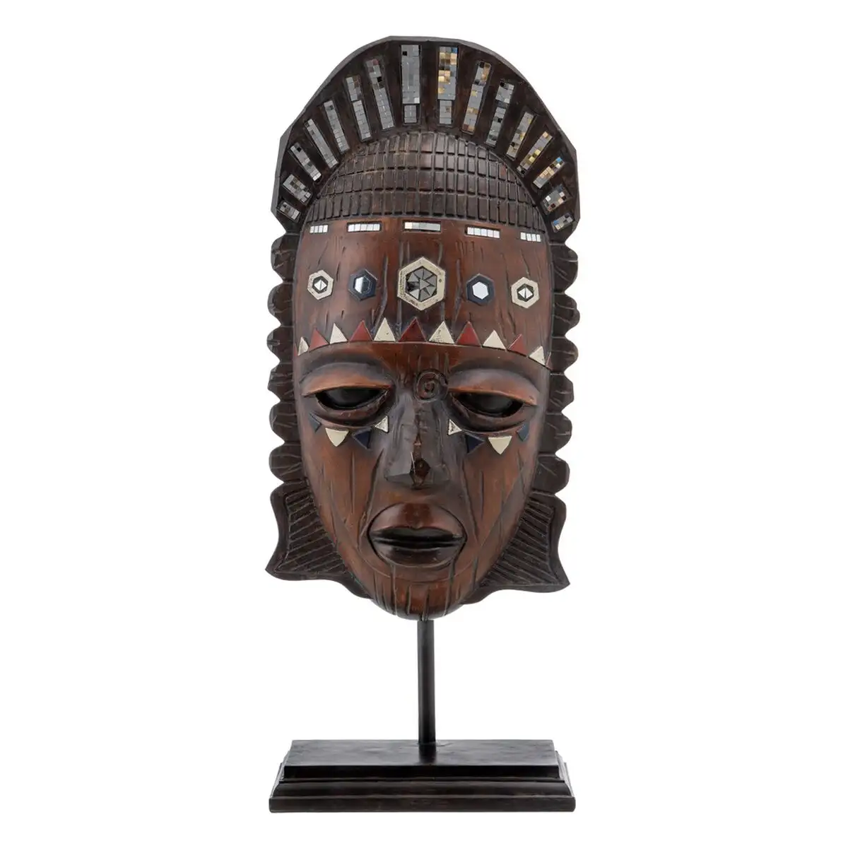 Figurine decorative 29 x 20 x 69 5 cm africaine_8786. DIAYTAR SENEGAL - Votre Destination Shopping Éthique. Parcourez notre gamme et choisissez des articles qui respectent l'environnement et les communautés locales.