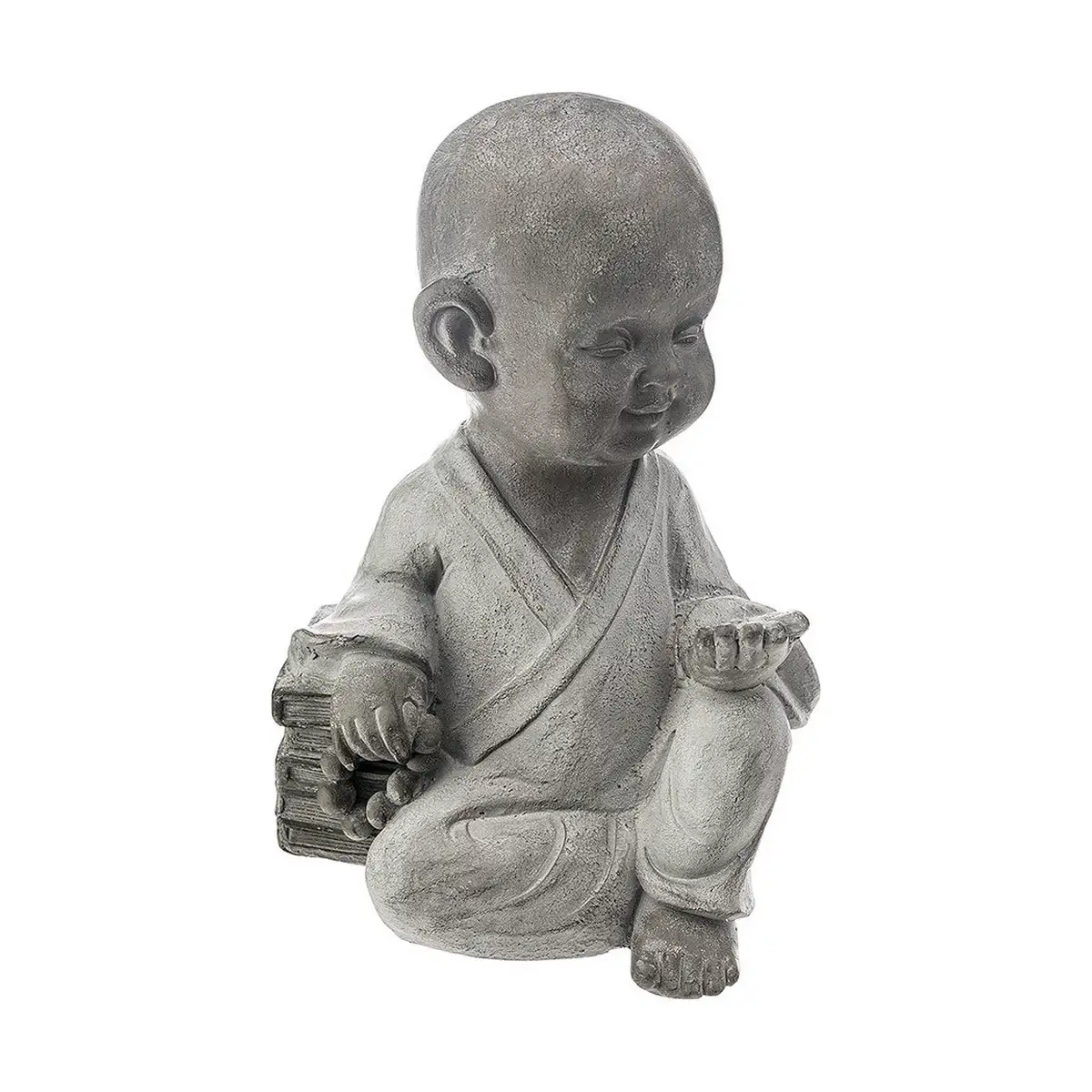 Figurine decorative atmosphera buda enfant 38 5 x 28 5 x 21 5 cm gris_1166. Bienvenue sur DIAYTAR SENEGAL - Où Chaque Article a son Histoire. Découvrez notre sélection méticuleuse de produits qui racontent l'authenticité et la beauté du Sénégal.