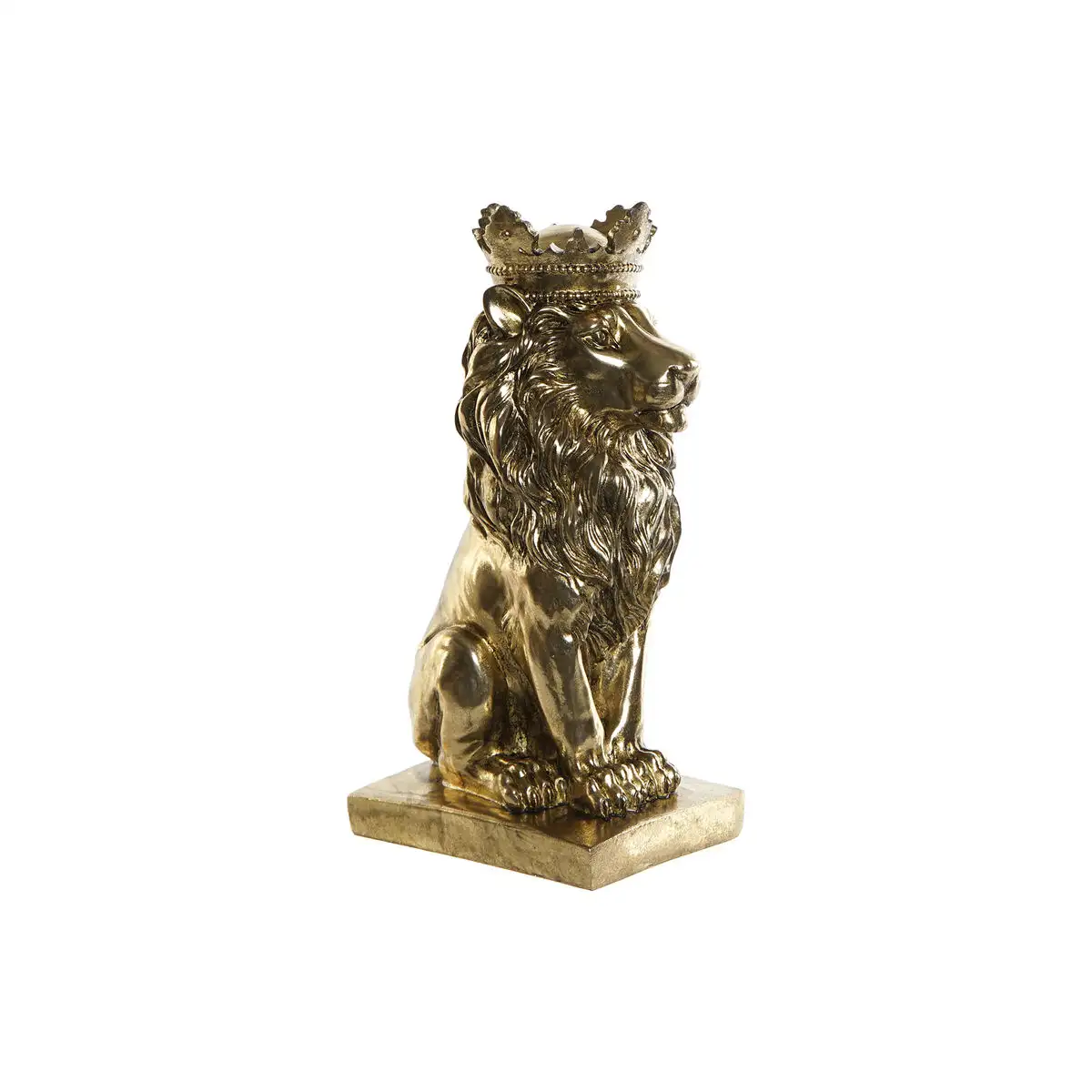 Figurine decorative dkd home decor 15 x 18 x 34 cm dore lion colonial_9629. DIAYTAR SENEGAL - Là où Chaque Produit est une Trouvaille Unique. Découvrez notre boutique en ligne et trouvez des articles qui vous distinguent par leur originalité.