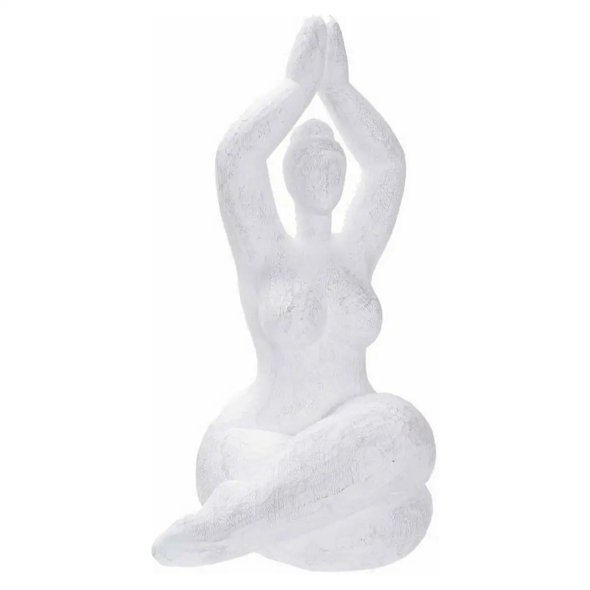 Figurine decorative dkd home decor 17 x 14 x 28 5 cm blanc yoga_2179. DIAYTAR SENEGAL - Votre Portail Vers l'Exclusivité. Explorez notre boutique en ligne pour trouver des produits uniques et exclusifs, conçus pour les amateurs de qualité.