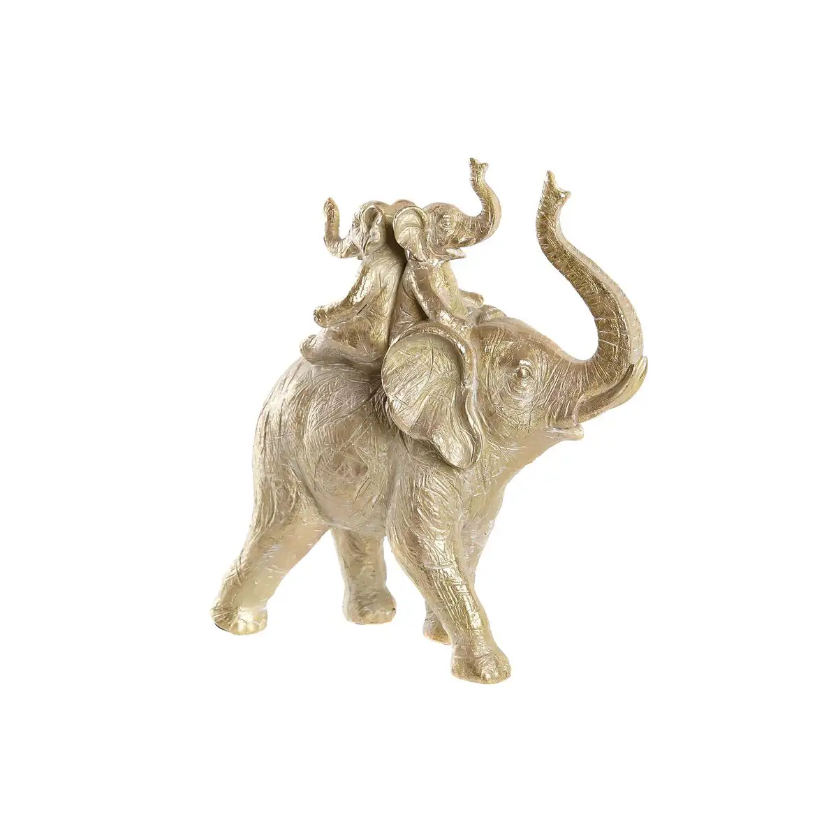 Figurine decorative dkd home decor 24 x 10 x 25 5 cm elephant dore colonial_8609. DIAYTAR SENEGAL - L'Essence de la Tradition et de la Modernité réunies. Explorez notre plateforme en ligne pour trouver des produits authentiques du Sénégal, tout en découvrant les dernières tendances du monde moderne.