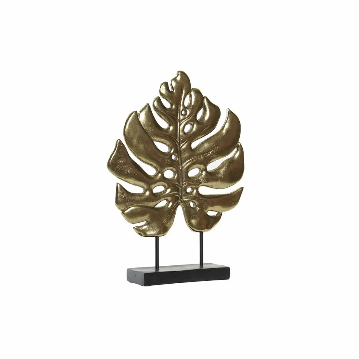 Figurine decorative dkd home decor 25 5 x 6 x 34 cm noir dore tropical feuille d une plante_4829. Bienvenue chez DIAYTAR SENEGAL - Votre Porte d'Accès à la Diversité. Découvrez notre boutique en ligne et choisissez parmi une pléthore d'articles qui célèbrent la richesse culturelle du Sénégal et au-delà.