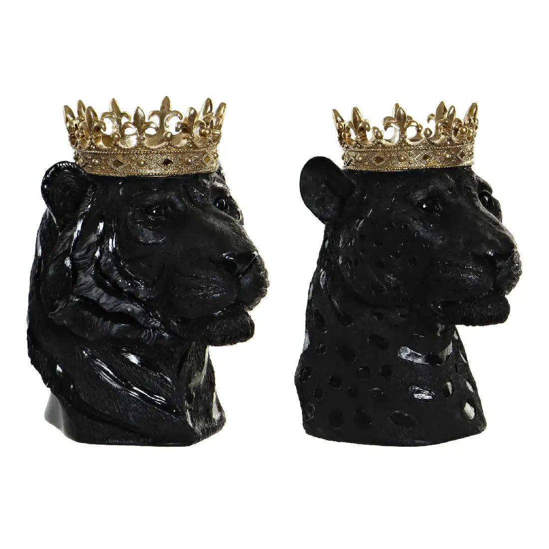 Figurine decorative dkd home decor 27 5 x 23 5 x 33 cm noir dore resine colonial animal_2323. DIAYTAR SENEGAL - L'Univers de l'Élégance Accessible. Plongez dans notre catalogue et choisissez des produits qui allient sophistication et accessibilité pour un shopping exquis.