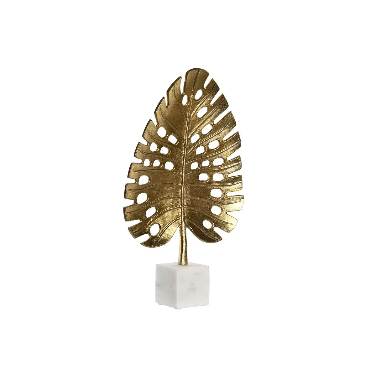 Figurine decorative dkd home decor 28 x 7 5 x 47 cm dore blanc tropical feuille d une plante_1228. Entrez dans l'Univers de DIAYTAR SENEGAL - Où Choisir est un Plaisir. Explorez notre catalogue diversifié et trouvez des articles qui reflètent vos goûts et votre personnalité.