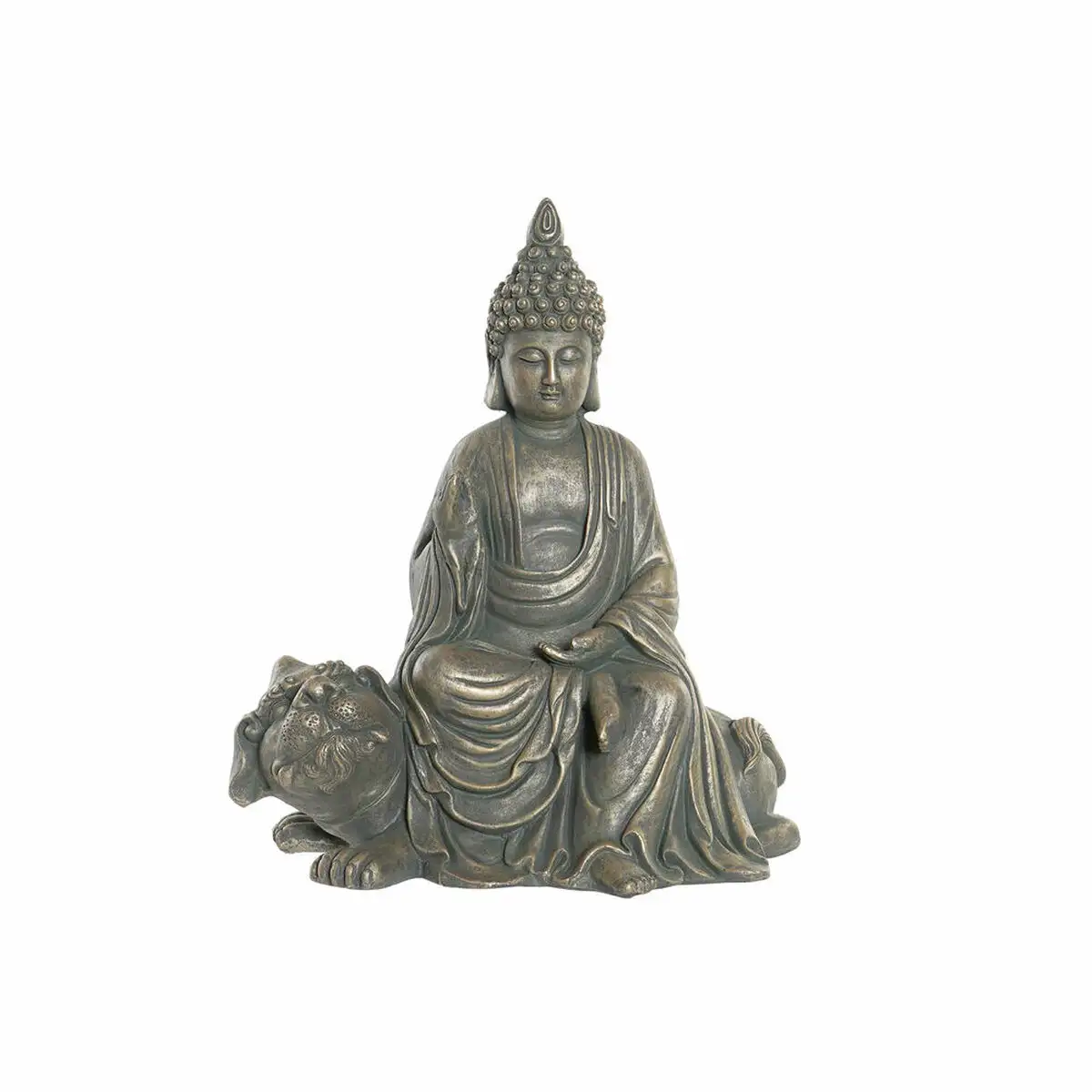 Figurine decorative dkd home decor 38 x 25 x 43 cm noir dore buda gris fonce oriental moderne_2775. Entrez dans l'Univers de DIAYTAR SENEGAL - Où l'Élégance Rencontre la Tradition. Explorez notre gamme variée et trouvez des articles qui ajoutent une touche de sophistication à votre vie.