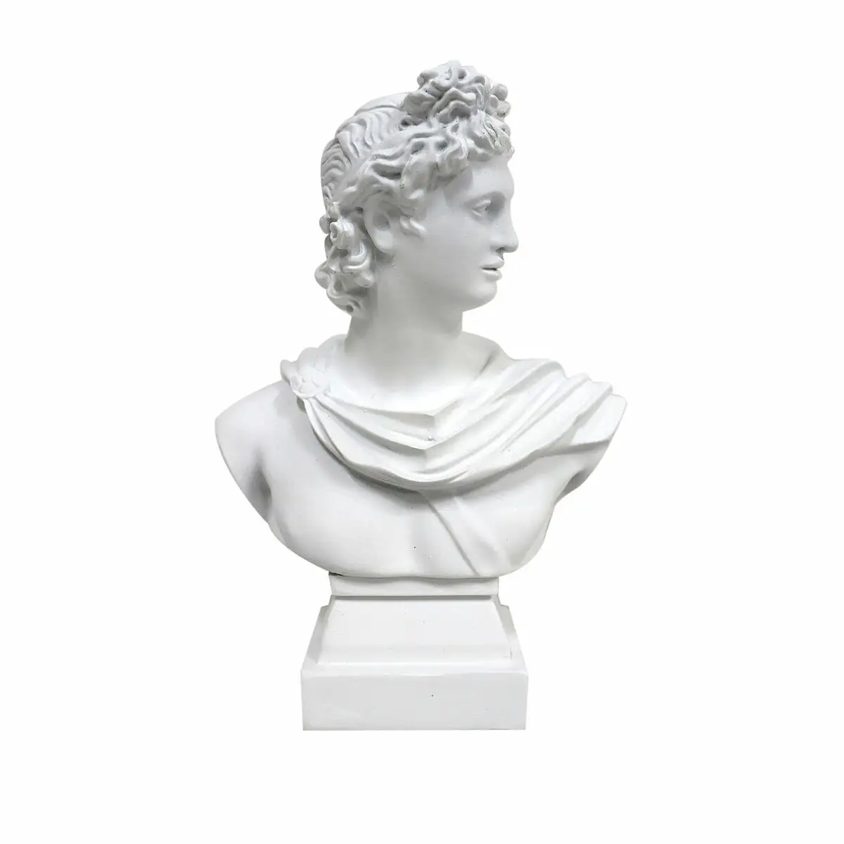 Figurine decorative dkd home decor apollo blanc neoclassique 13 7 x 7 5 x 19 5 cm_1181. DIAYTAR SENEGAL - Là où Chaque Produit a son Propre Éclat. Explorez notre boutique en ligne et trouvez des articles qui ajoutent de la brillance à votre quotidien.