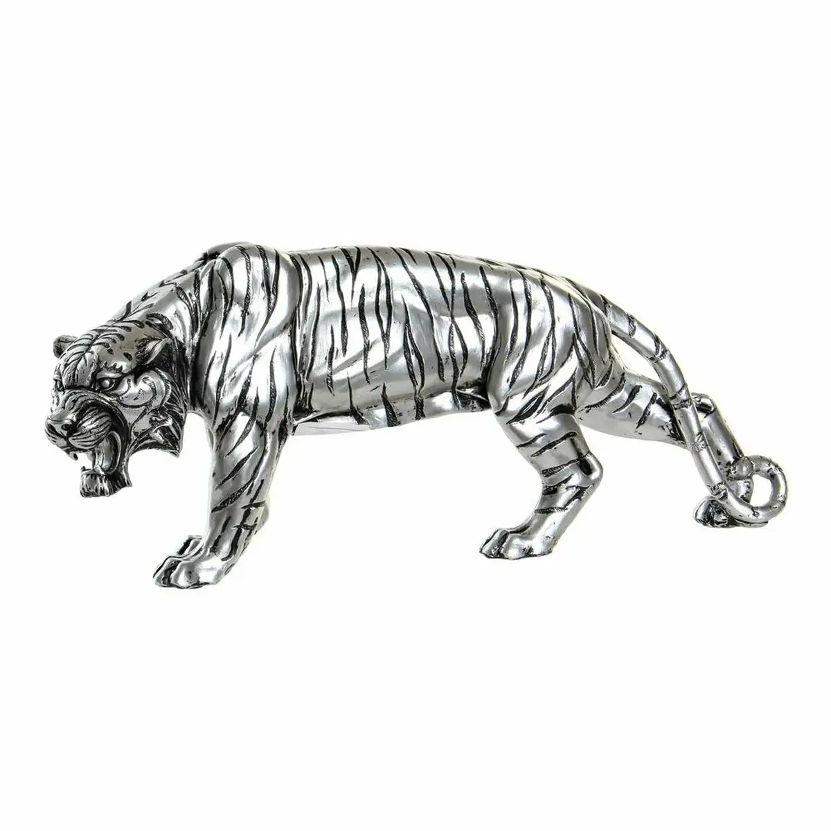 Figurine decorative dkd home decor argente colonial tigre 31 x 7 5 x 13 5 cm_6210. DIAYTAR SENEGAL - Où le Shopping est un Plaisir Engagé. Parcourez notre catalogue et choisissez des produits qui respectent vos valeurs et vos attentes.