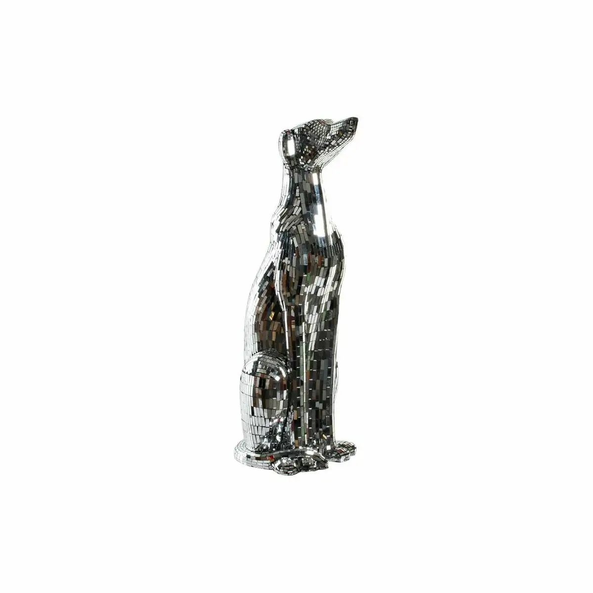 Figurine decorative dkd home decor argente resine chien 36 x 23 x 78 cm _9546. DIAYTAR SENEGAL - L'Art de Vivre avec Authenticité. Explorez notre gamme de produits artisanaux et découvrez des articles qui apportent une touche unique à votre vie.