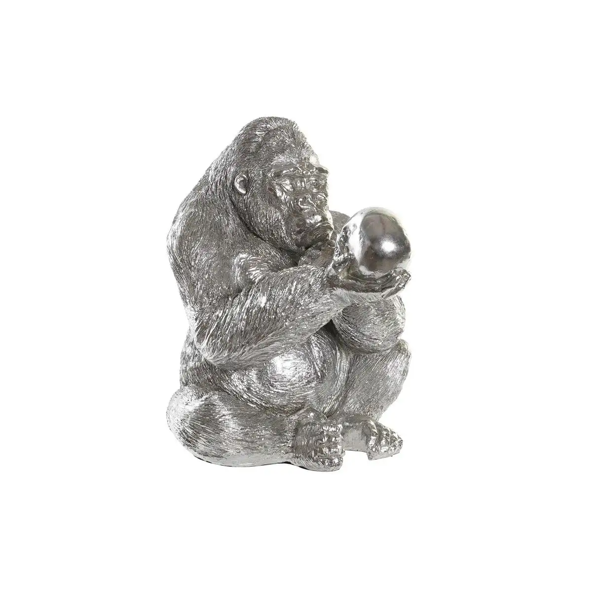 Figurine decorative dkd home decor argente resine gorille 38 5 x 33 x 43 5 cm _3912. DIAYTAR SENEGAL - L'Art de Vivre l'Excellence au Quotidien. Explorez notre gamme et choisissez des produits qui ajoutent une note de prestige à votre vie.