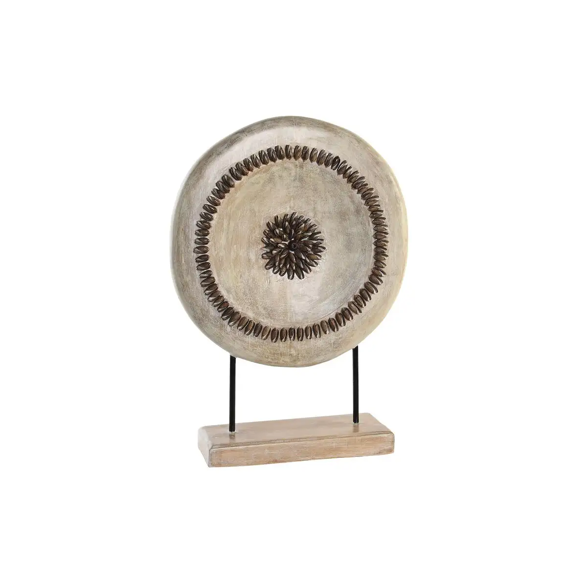 Figurine decorative dkd home decor beige fer cercles 39 x 12 x 55 cm _3270. DIAYTAR SENEGAL - Où Choisir est une Célébration. Découvrez notre sélection de produits qui représentent la diversité et la joie du Sénégal, à chaque étape de votre vie.