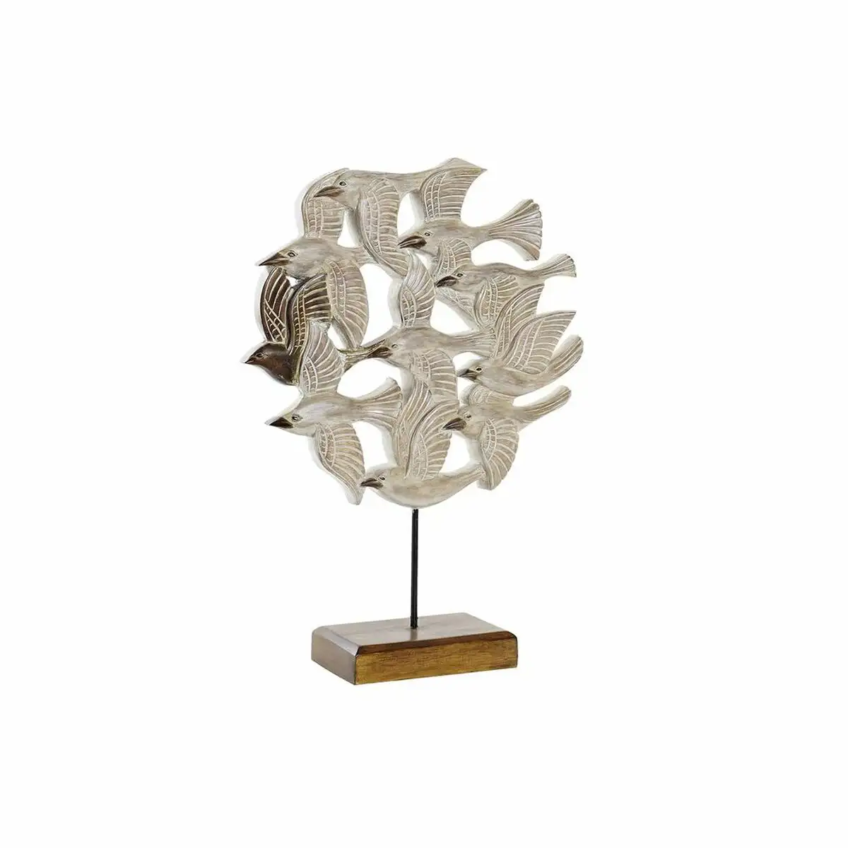 Figurine decorative dkd home decor beige fer oiseaux 38 x 11 5 x 54 cm _2377. DIAYTAR SENEGAL - Votre Plateforme pour un Shopping Inspiré. Explorez nos offres variées et découvrez des articles qui stimulent votre créativité et embellissent votre vie.